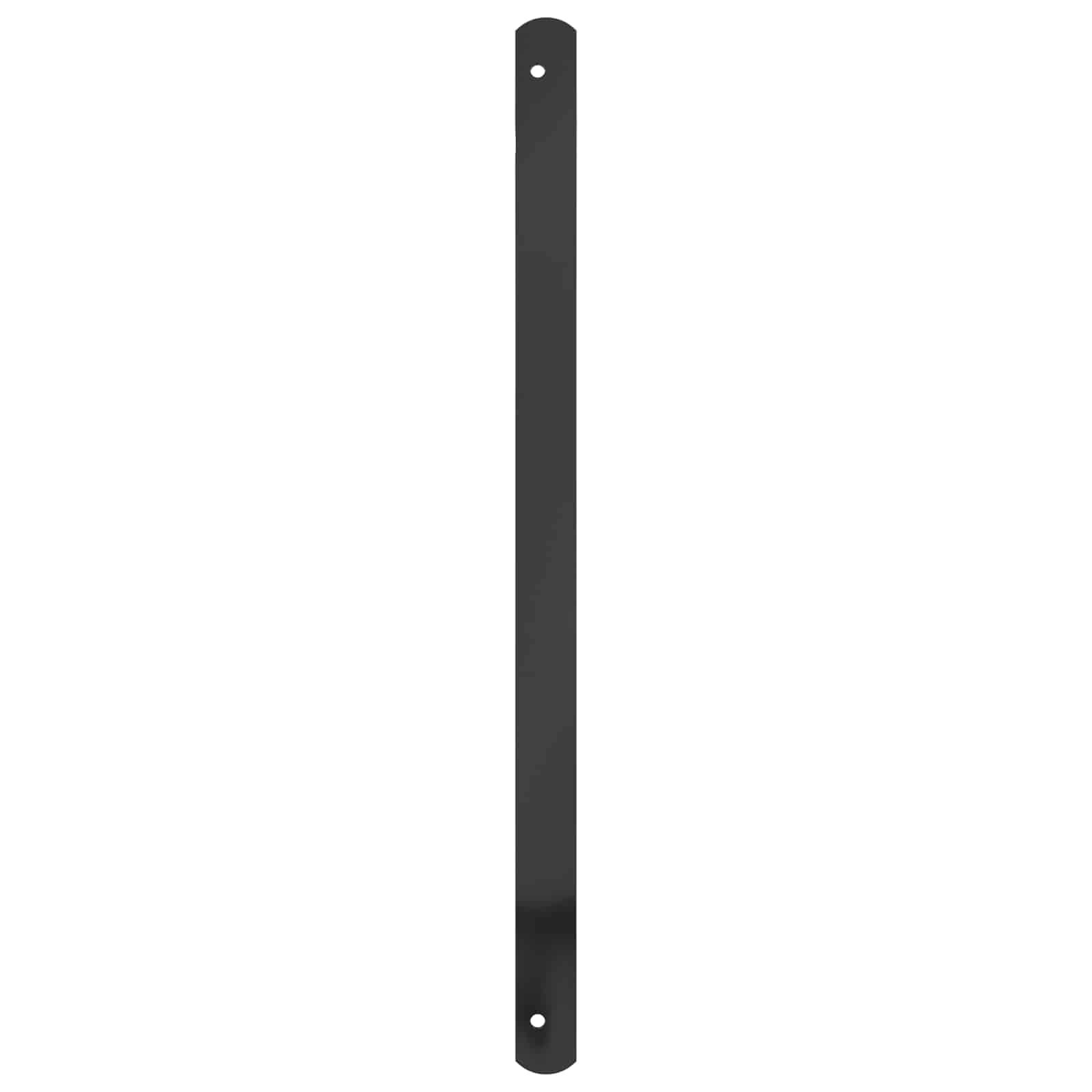 vidaXL Fenstergitter 75,5 x 60 cm Pulverbeschichteter Stahl Schwarz