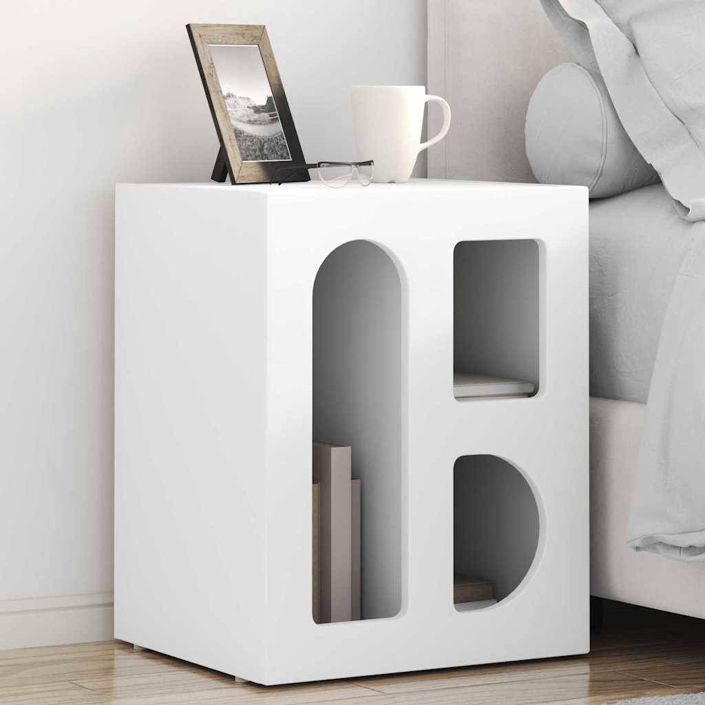 vidaXL Nachttisch 2 pcs Weiß 40 x 35 x 50 cm Holzwerkstoff