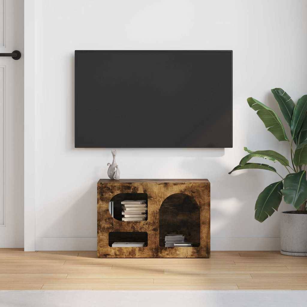 vidaXL TV-Schränk Geräucherte Eiche 60 x 35 x 40 cm Holzwerkstoff