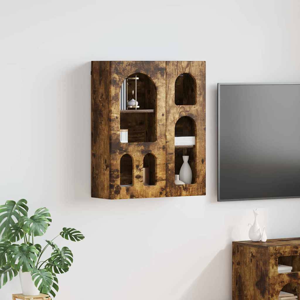 vidaXL Hängeschrank Geräucherte Eiche 59 x 20 x 71,5 cm Holzwerkstoff