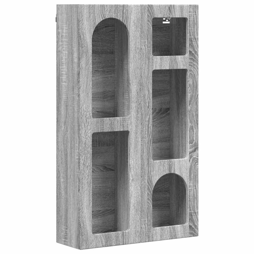vidaXL Hängeschrank Graues Sonoma 59 x 20 x 100 cm Holzwerkstoff