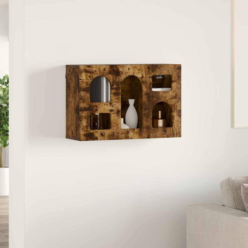 vidaXL Hängeschrank Geräucherte Eiche 60 x 20 x 40 cm Holzwerkstoff