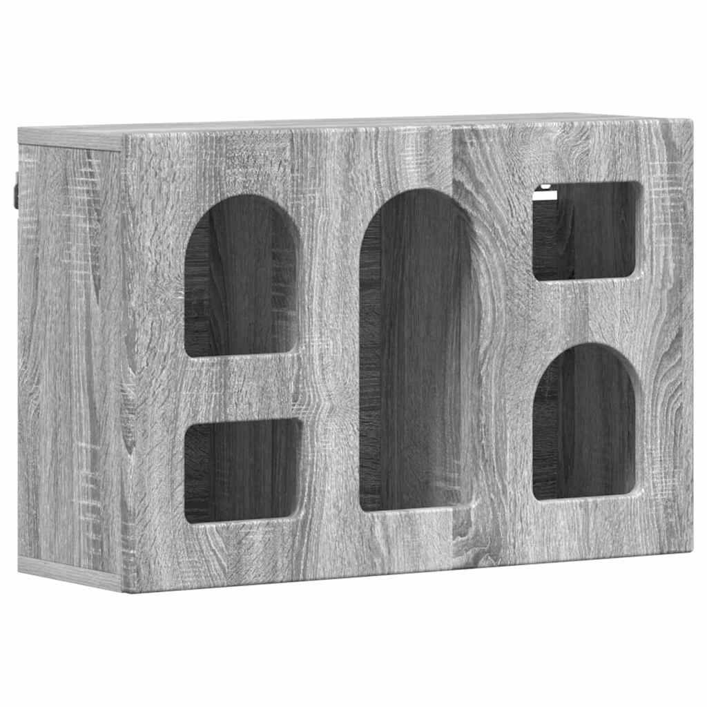 vidaXL Hängeschrank Graues Sonoma 60 x 20 x 40 cm Holzwerkstoff