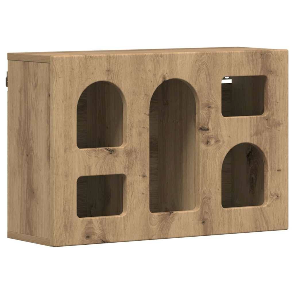 vidaXL Hängeschrank Artisan-Eiche 60 x 20 x 40 cm Holzwerkstoff