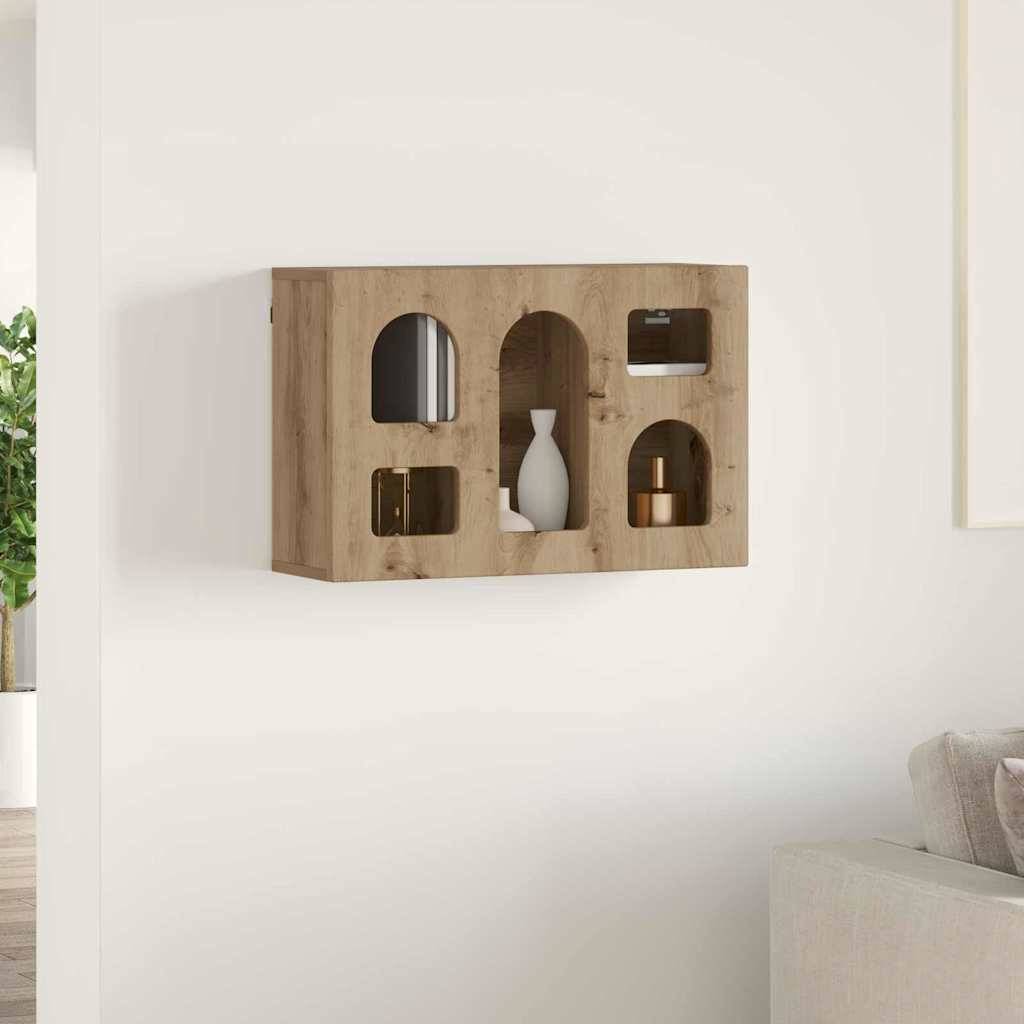 vidaXL Hängeschrank Artisan-Eiche 60 x 20 x 40 cm Holzwerkstoff