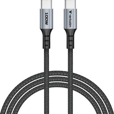 Verbatim Sync & Charge USB-C to 100W 120cm Multimedia-Technik Ladekabel