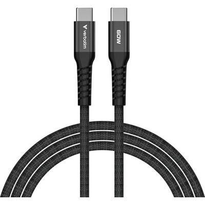 Verbatim Sync & Charge USB-C to 60W Magn. 120cm Black Multimedia-Technik Ladekabel