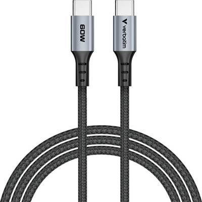Verbatim Sync & Charge USB-C to 60W 120cm Multimedia-Technik Ladekabel