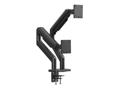 DIGITUS TIS 45 2TFT 2Gelenke Feder schwarz Max.2x20KG Multimedia-Technik Tischhalter für Monitor
