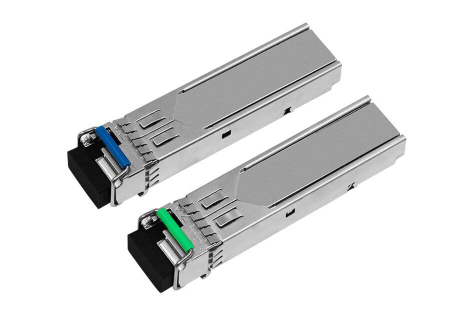 eneo NSFP-3000SLC, SFP Modul-Pärchen, 1,25Gbps, 3KM Reichweite, Simplex LC, Tx/Rx bei 1310/1550nm, Hot-Plug, SFP MSA-ko