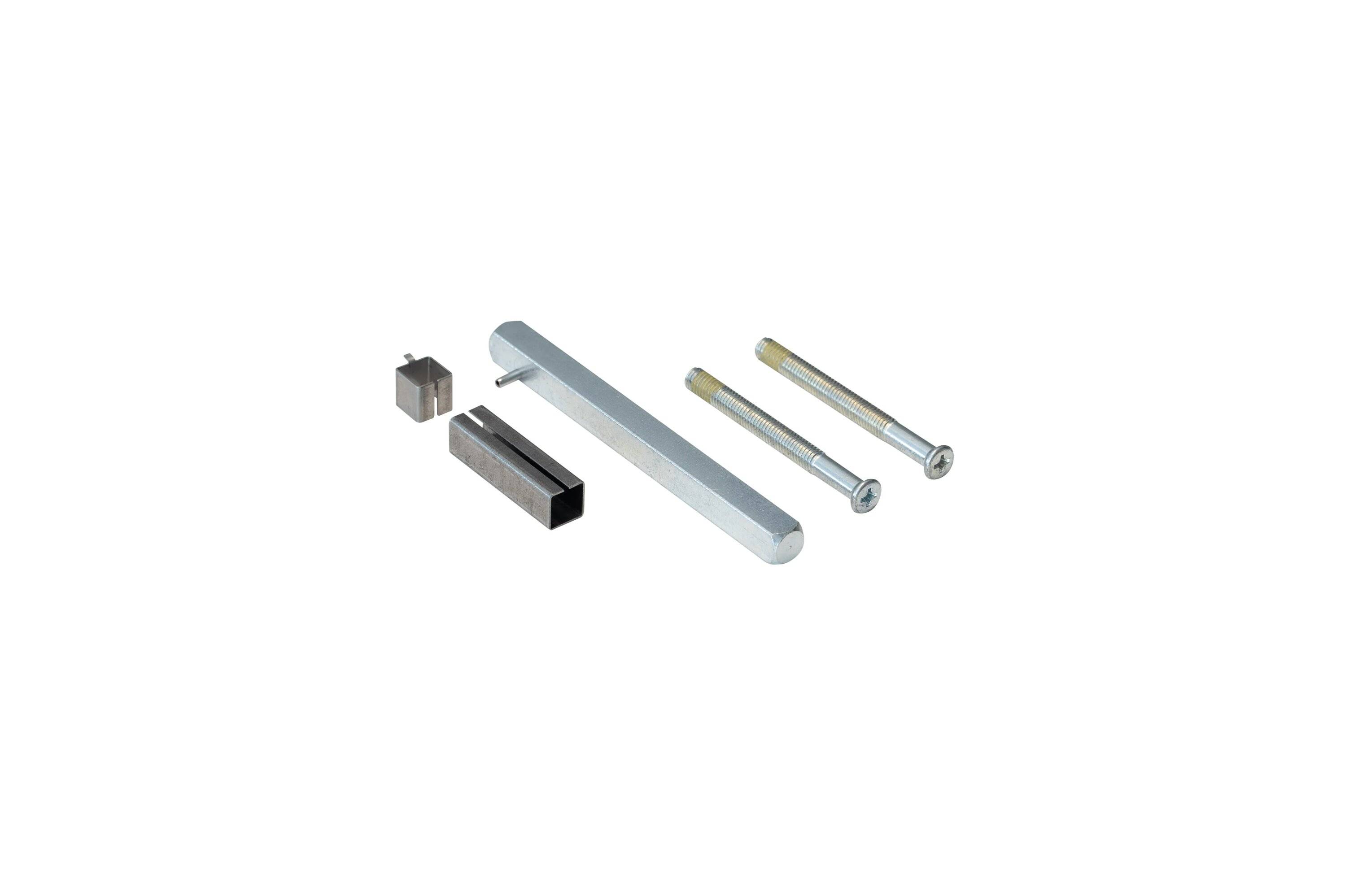 2N Fortis Handle - Spindle with screws set, 7mm, 8, Drückerstift mit Schraubenset 7mm, 84-92mm
