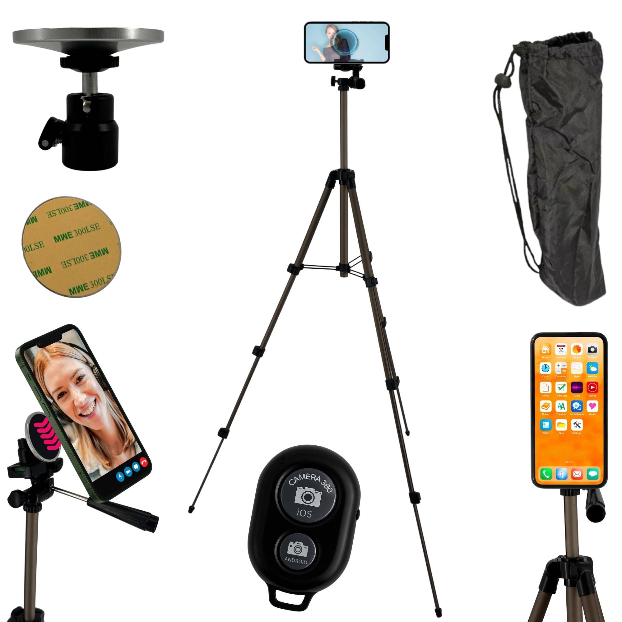 Passend für Magsafe magnetische Handyhalterung Stativ groß mit Fernbedienung Smartphone Magnet Halterung Tasche