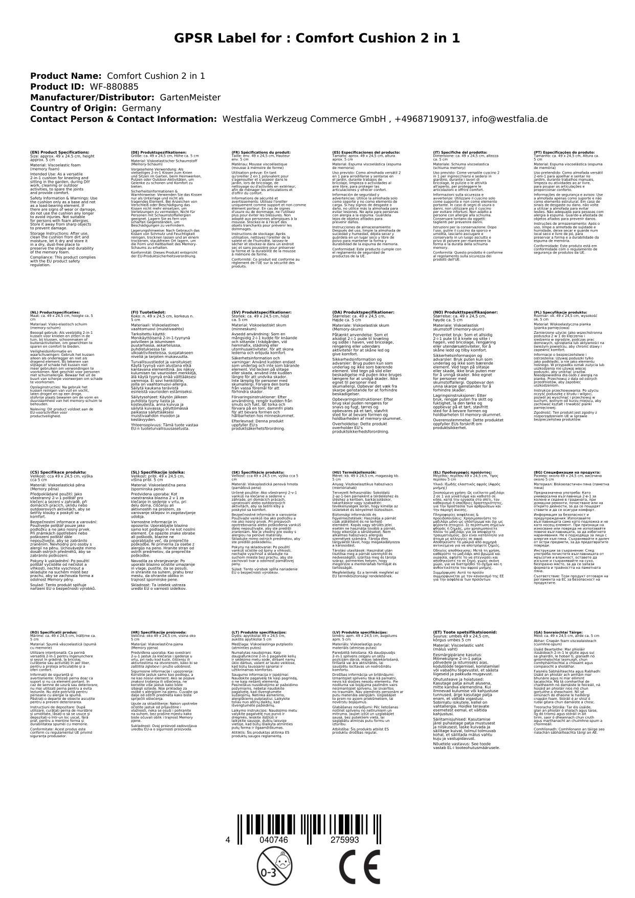 Comfort-Kissen 2 in 1