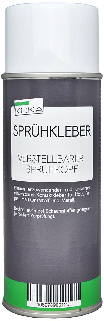 Sprühkleber mit verstellbarem Sprühkopf