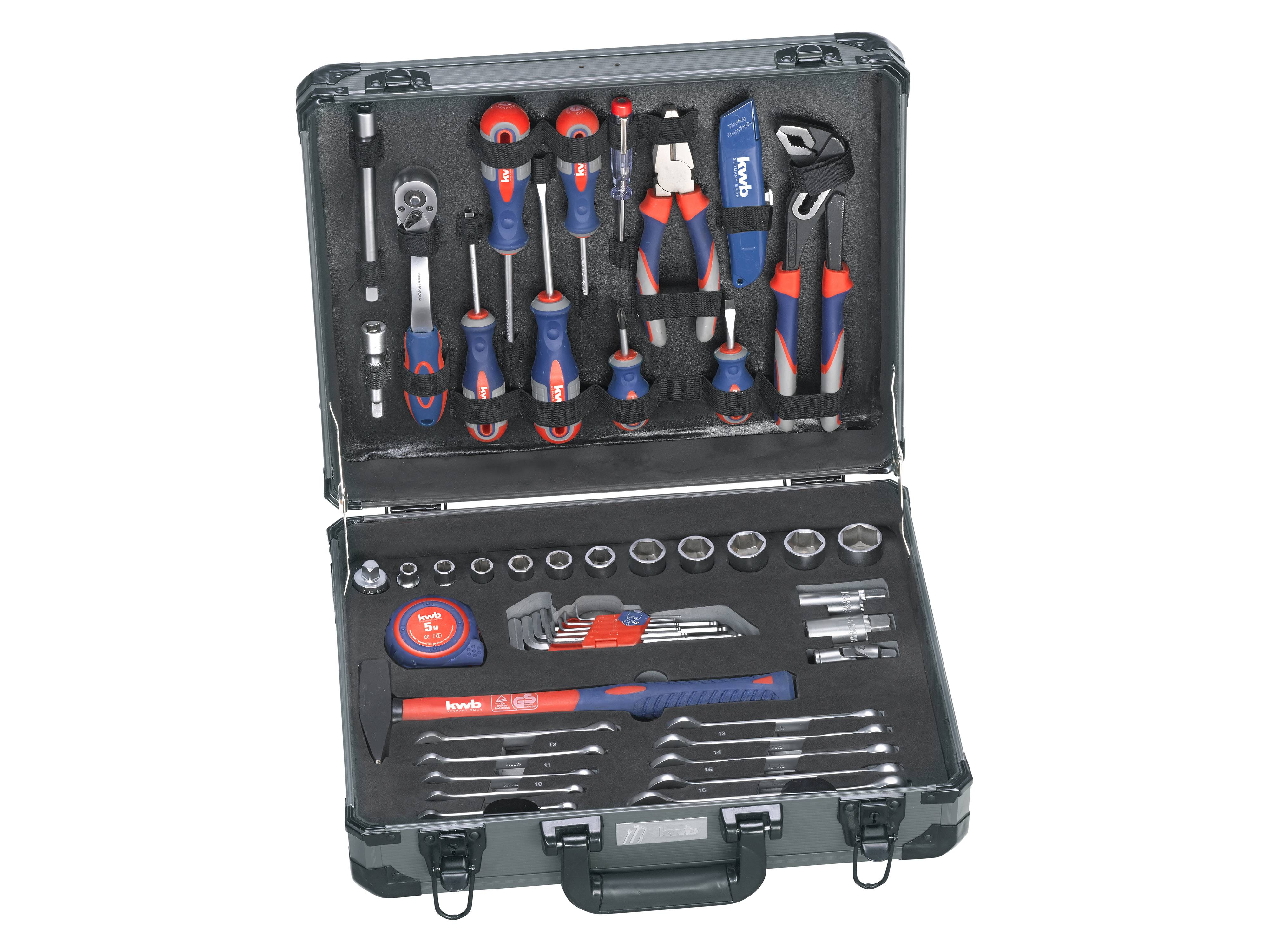 KWB Werkzeugkoffer, 370740, 51-teilig