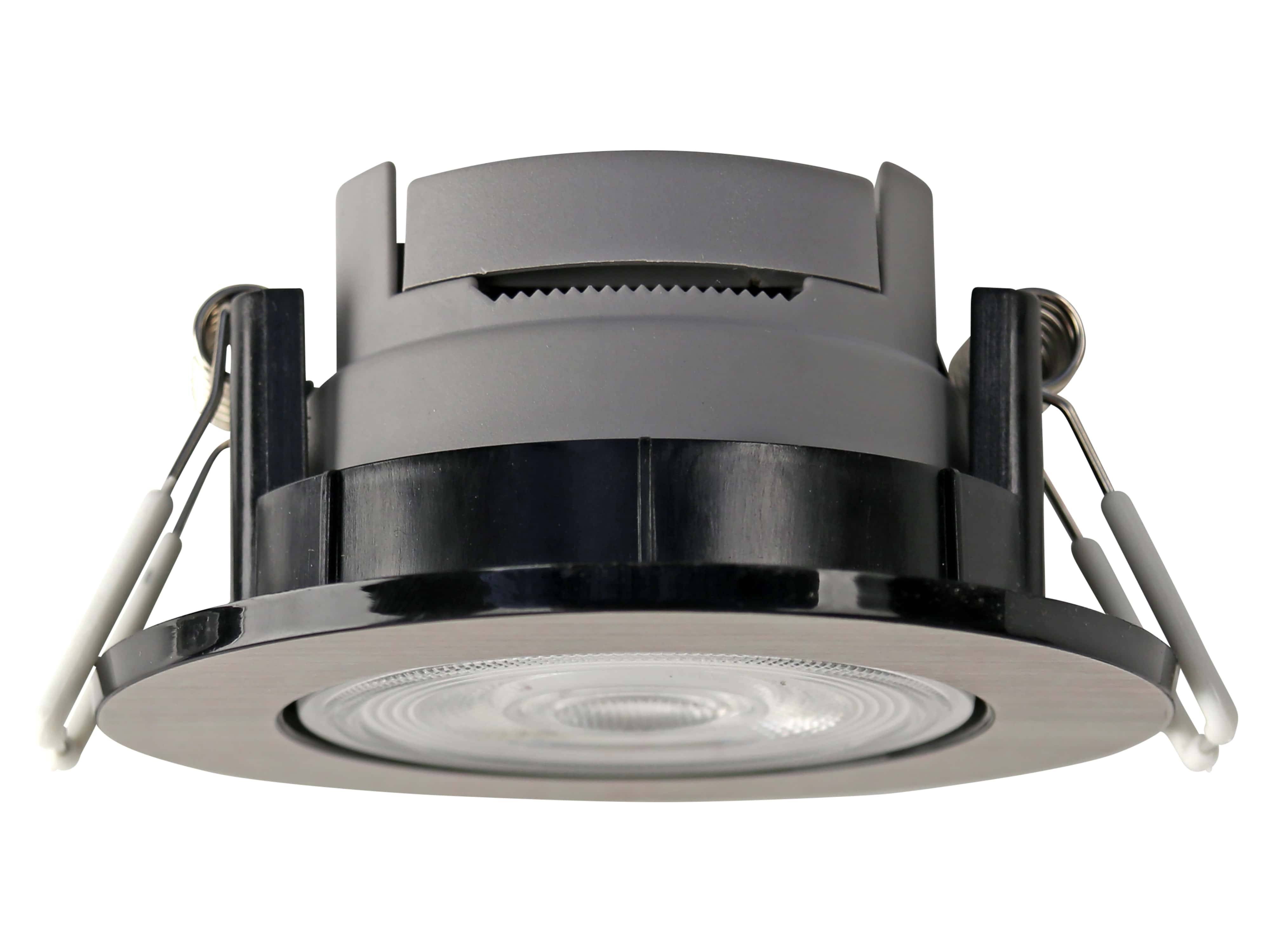 PHILIPS LED-Einbauleuchte, TARAGON, 380lm, 4,5W, 2700K, silber