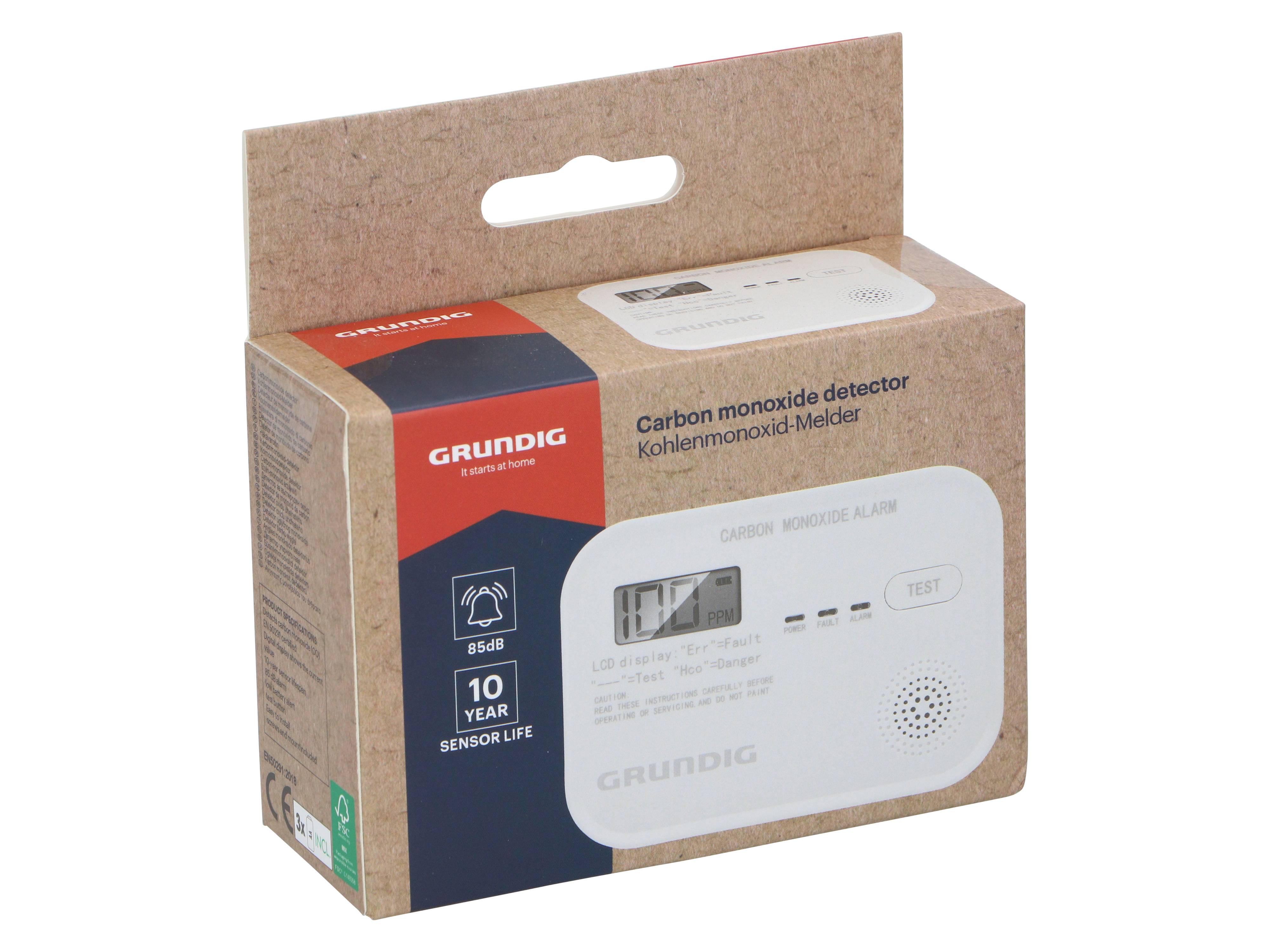 GRUNDIG Kohlenmonoxid Melder, KD-218A