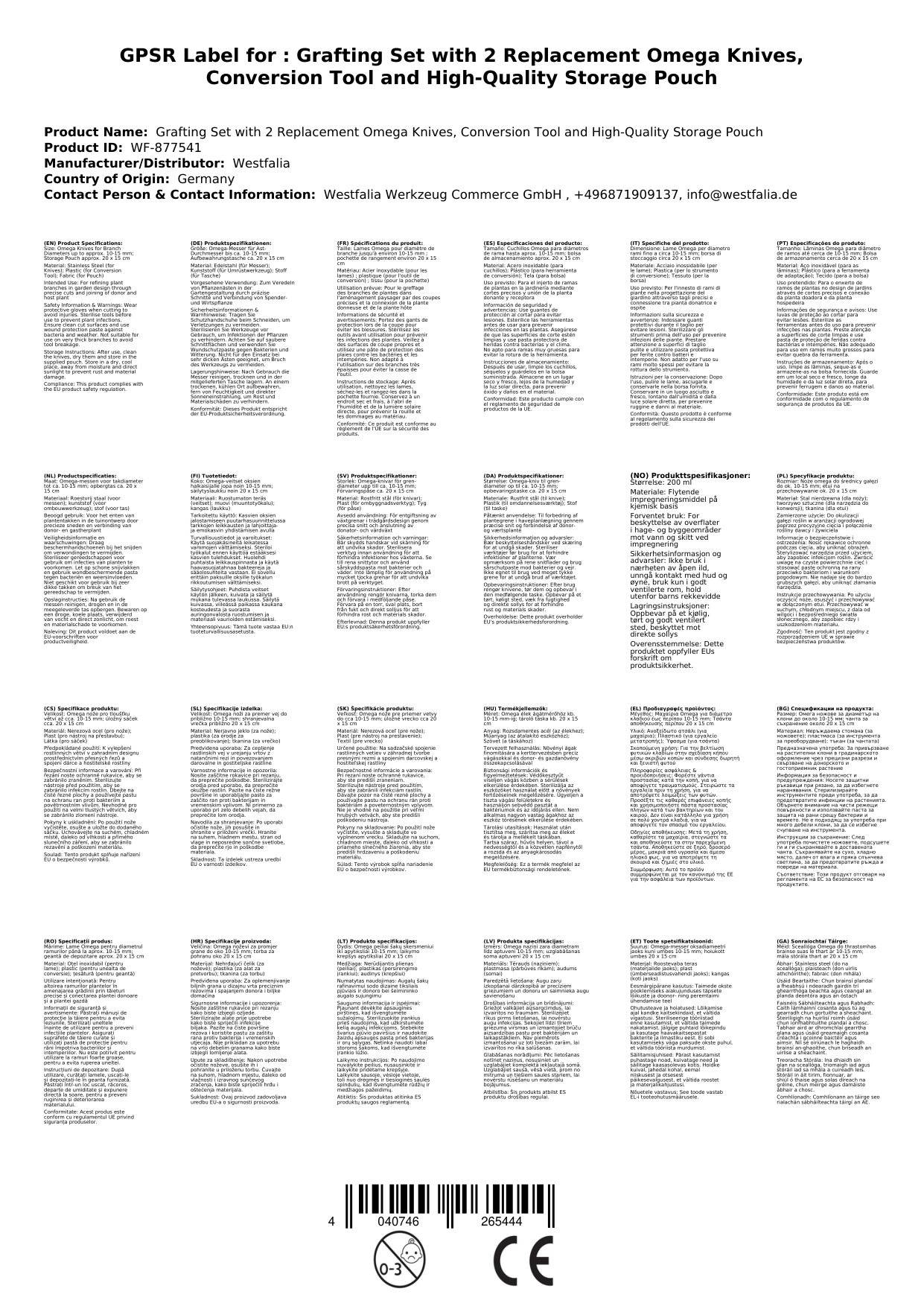 Veredelungs-Set mit 2 Ersatz- Omega- Messern, Umrüstwerkzeug und hochwertiger Aufbewahrungtasche