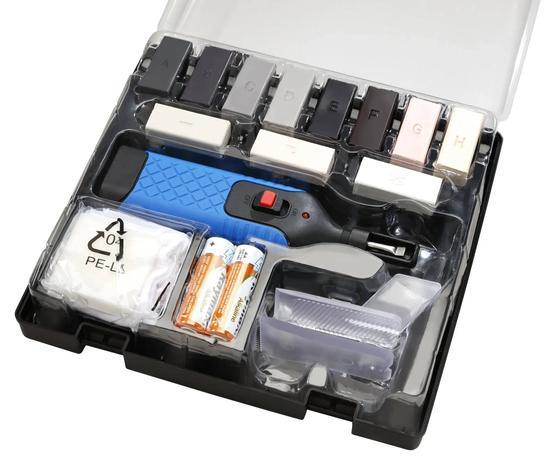 PVC- und Vinyl-Reparaturset inklusive Wachsschmelzer