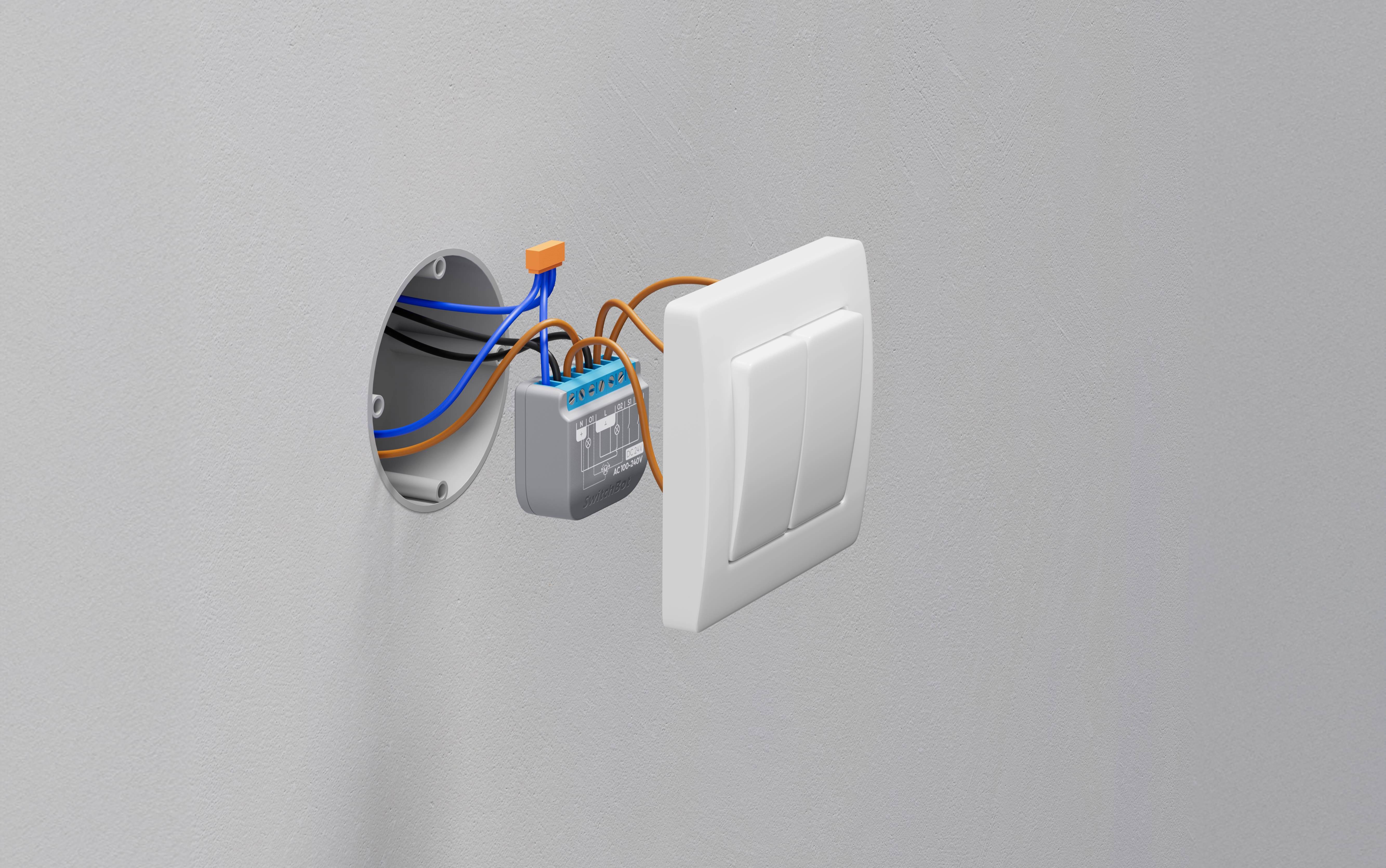 SWITCHBOT Unterputz Relay Switch 2 PM