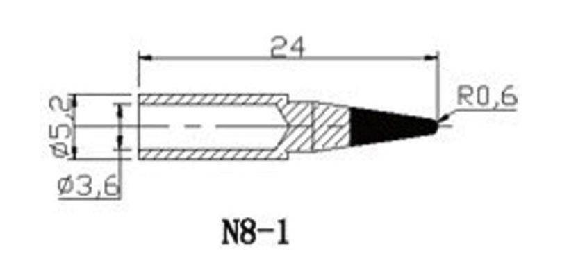 79-1810 N8-1 Ersatz-Lötspitze für ZD-8950
