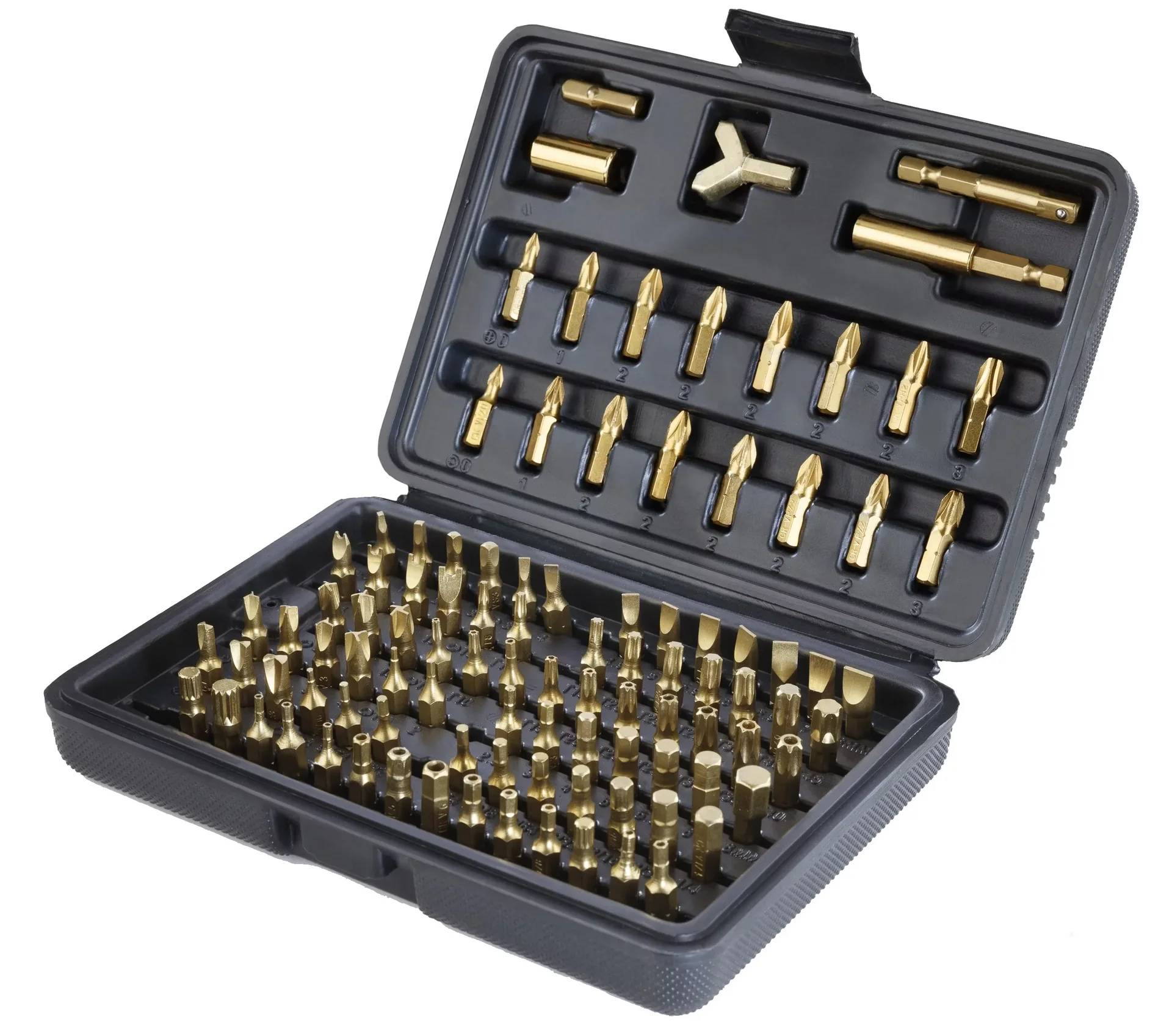 Spezial Bit-Satz Titan beschichtet, 100-teilig