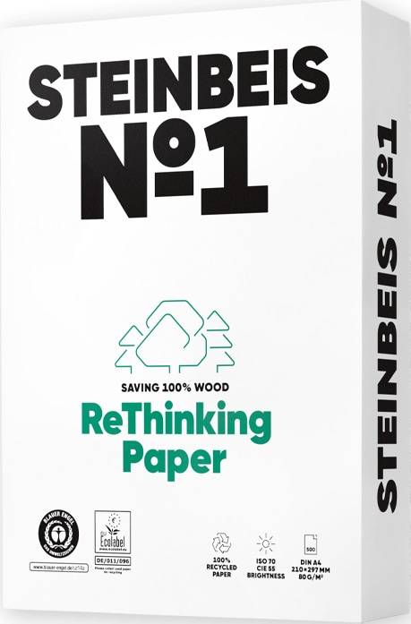 STEINBEIS Kopierpapier No. 1 Classic White 80g 500 Blatt
