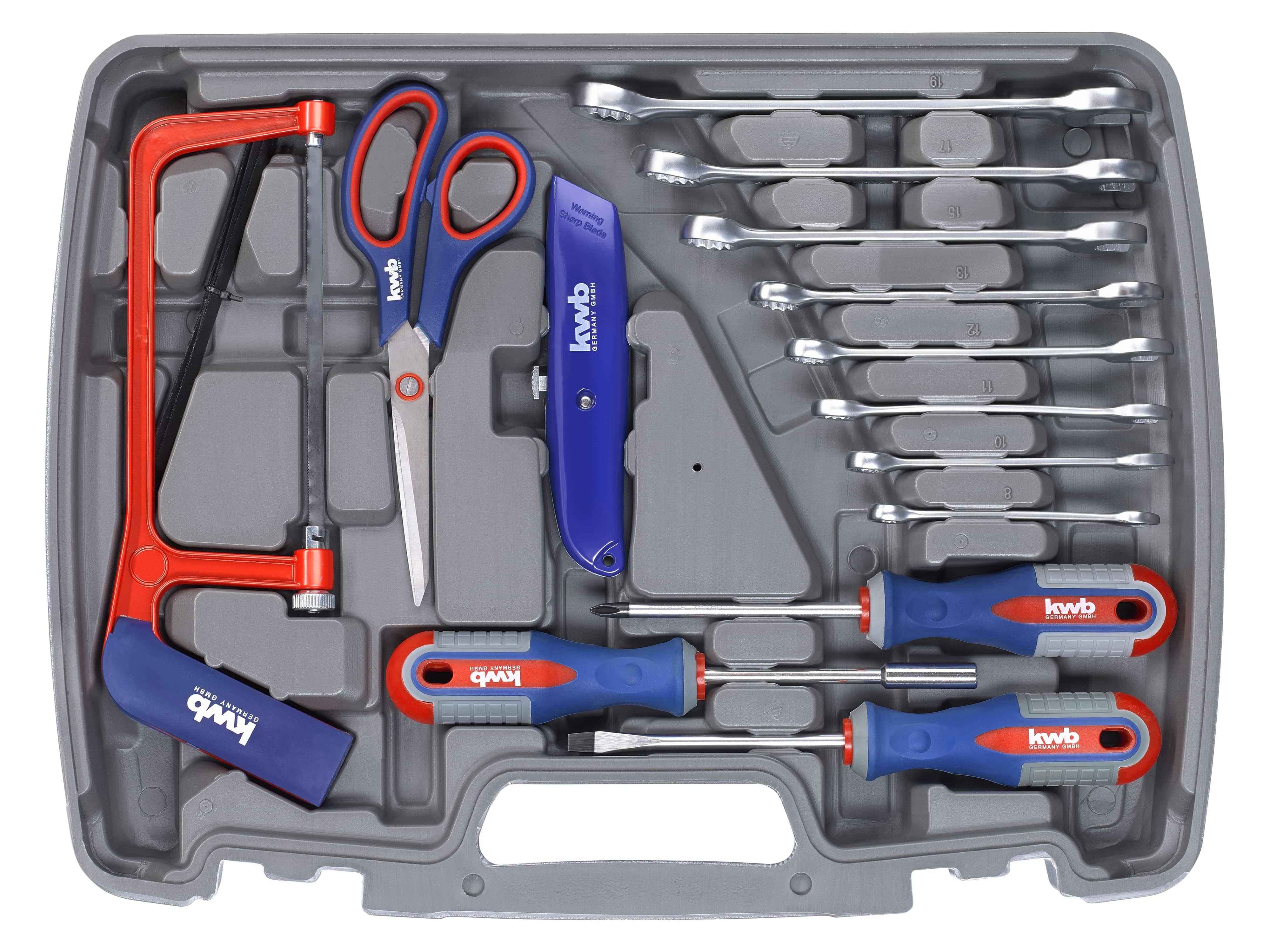 KWB Werkzeugkoffer, 370730, 65-teilig
