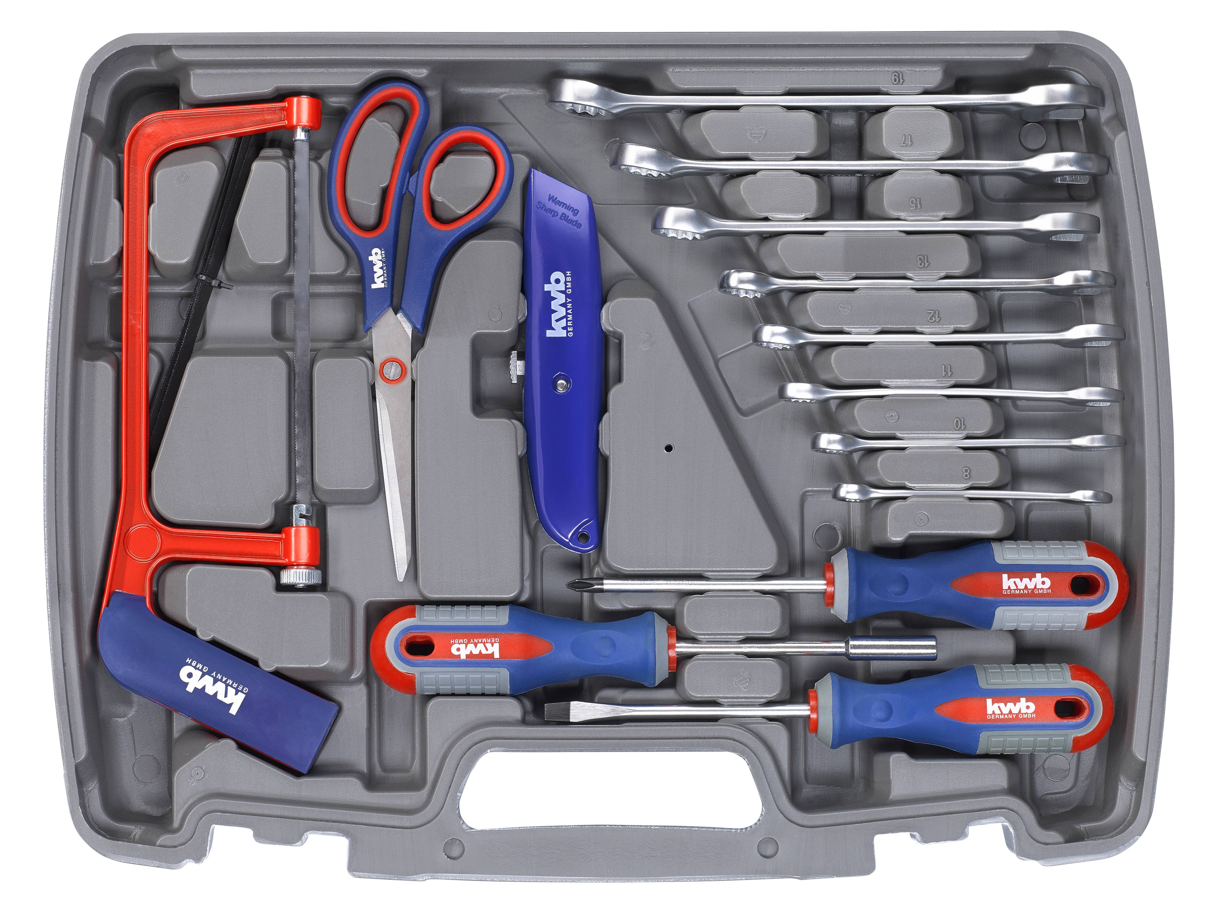 KWB Werkzeugkoffer, 370730, 65-teilig