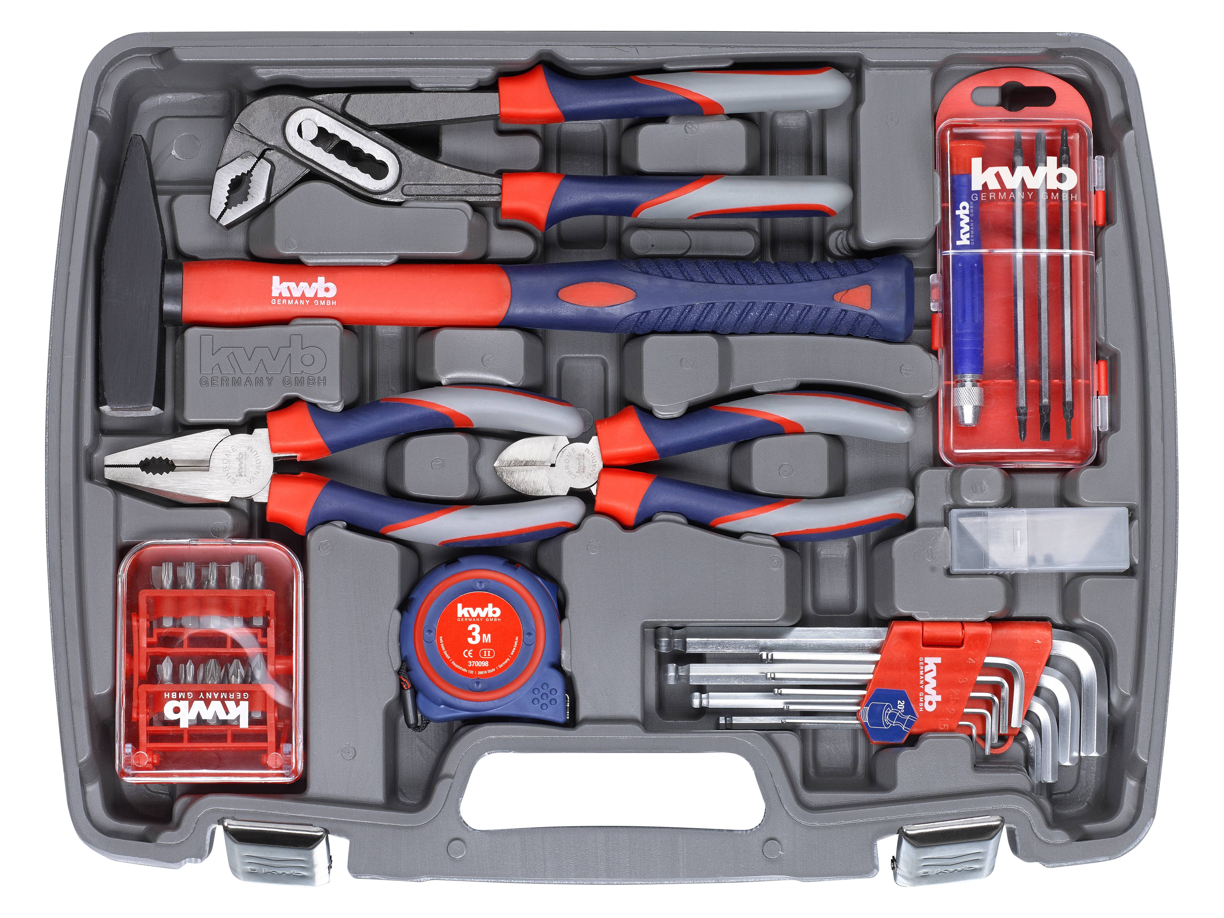 KWB Werkzeugkoffer, 370730, 65-teilig