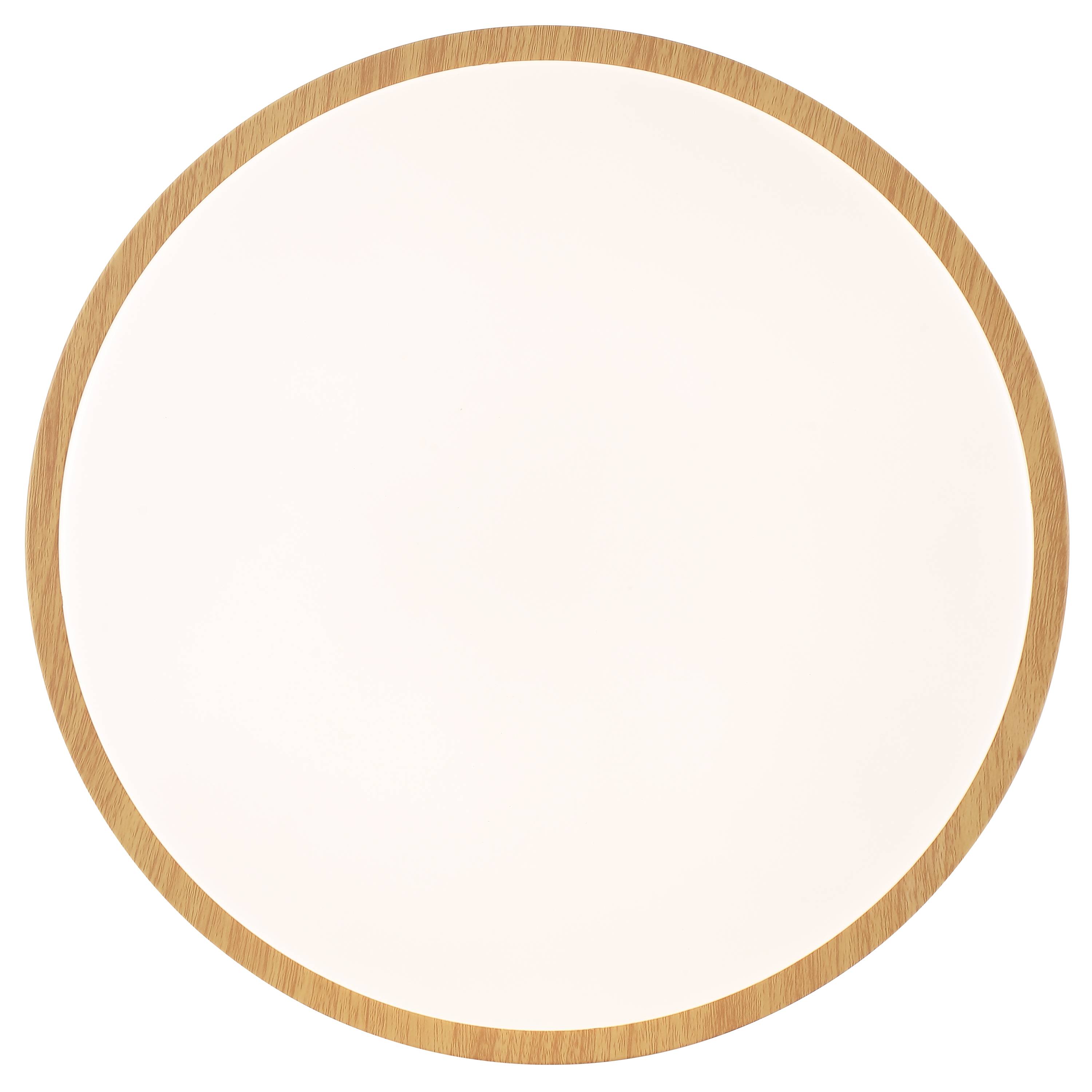 BRILLIANT LED-Deckenleuchte, Ø 33 cm, 18 W, 3000 K, 1800 lm, warmweiß, IP20, Holzoptik