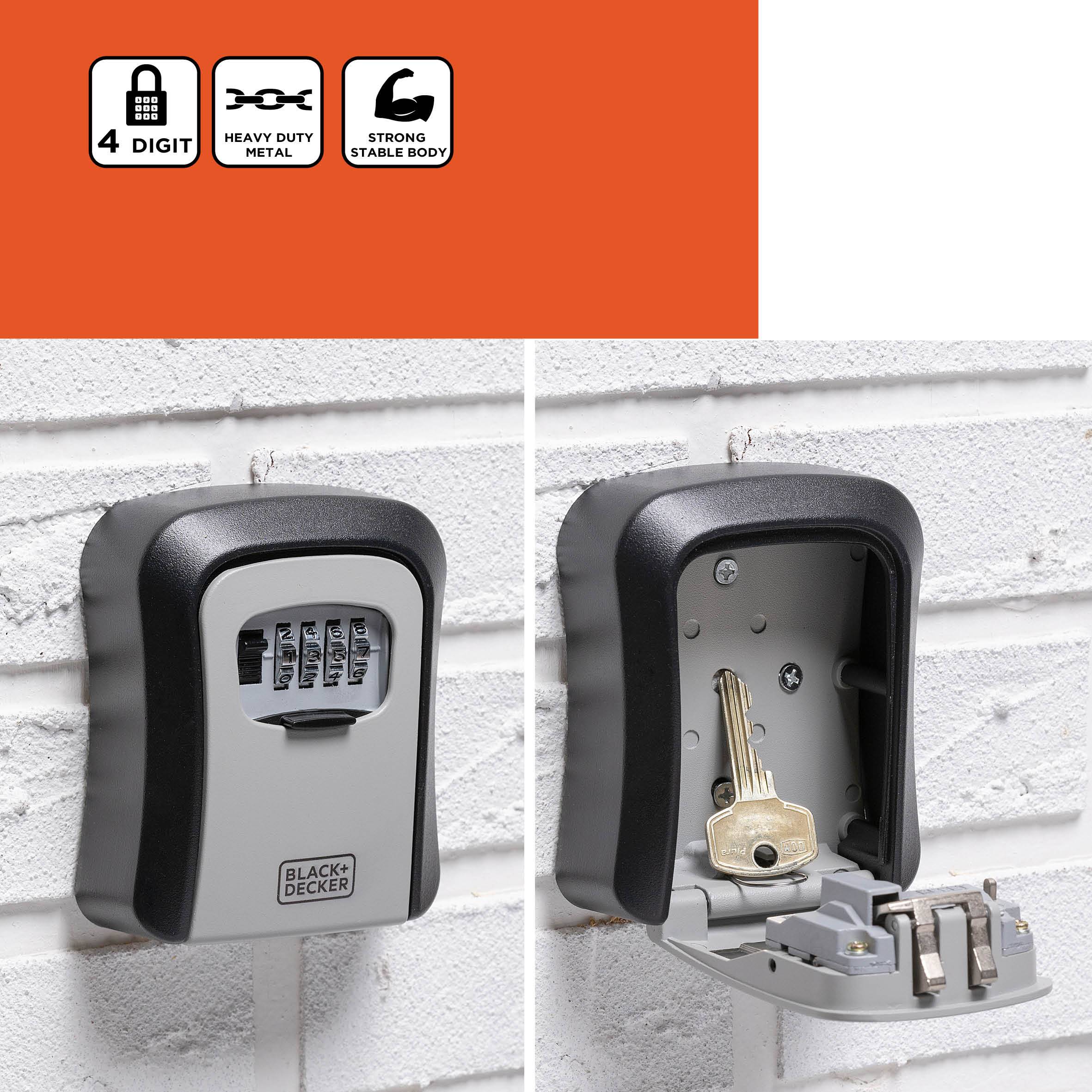 BLACK & DECKER Schlüsselsafe, mit Zahlenschloss