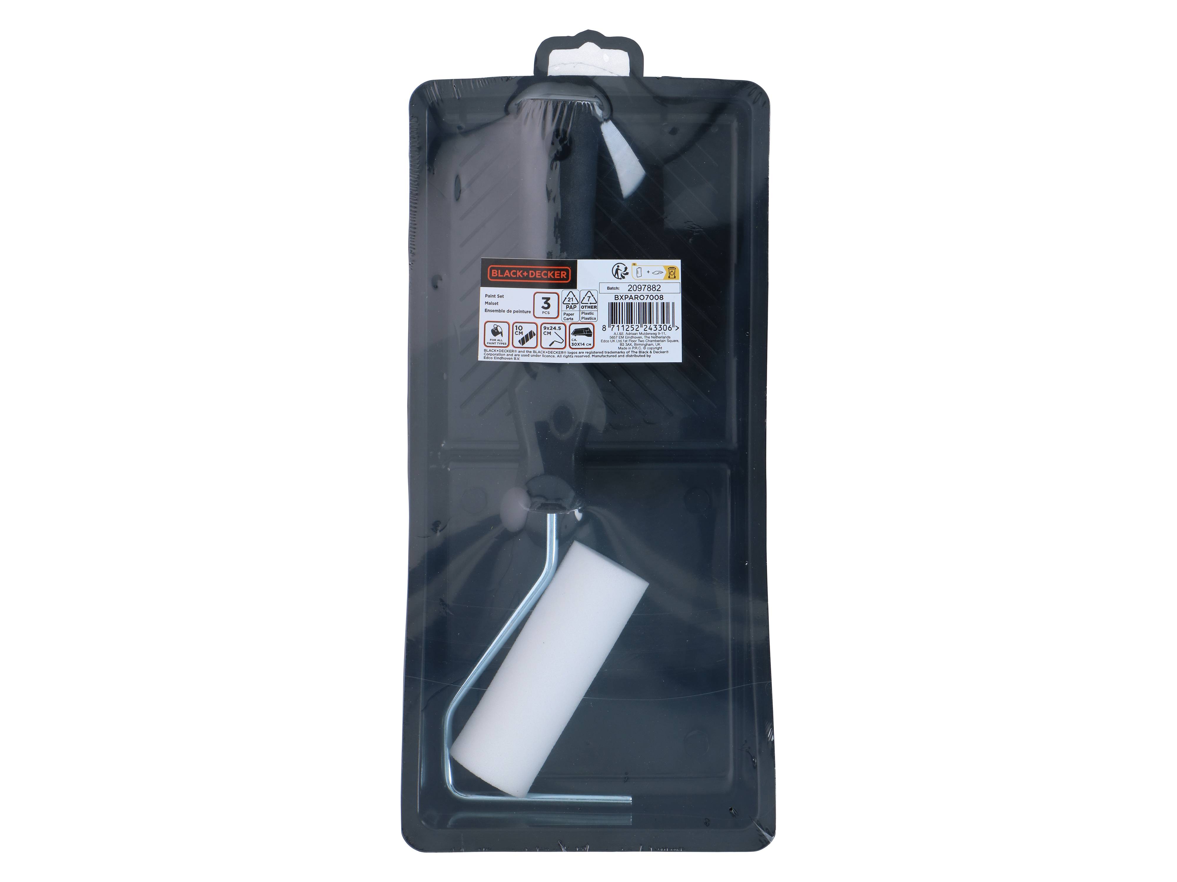 BLACK & DECKER Maler-Roller-Set, 3tlg.