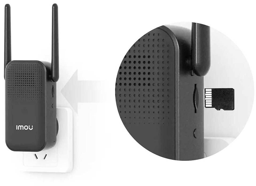 IMOU Türsprechanlage Doorbell 3 Kit, außen, weiß