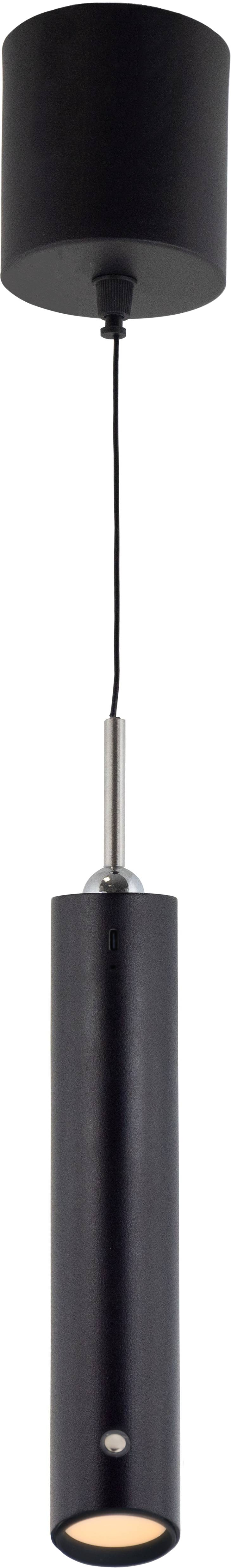 REV LED-Akku-Pendelleuchte, 2W, CCT, 130lm, warmweiß, neutralweiß, kaltweiß, IP20, schwarz