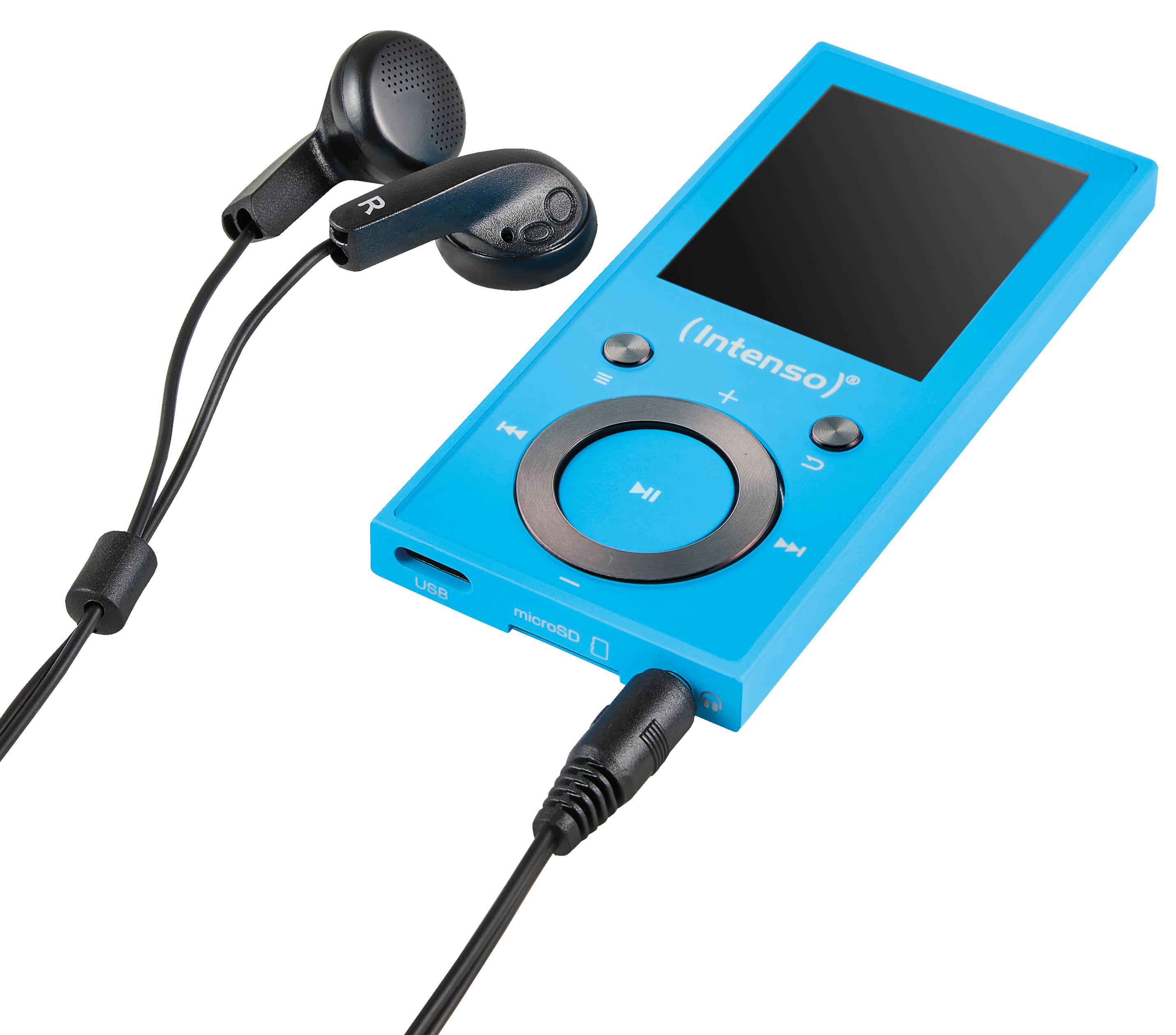 INTENSO MP3-Videoplayer 3717493, Video Scooter BT, 64GB, 4,6 cm (1,8"), blau