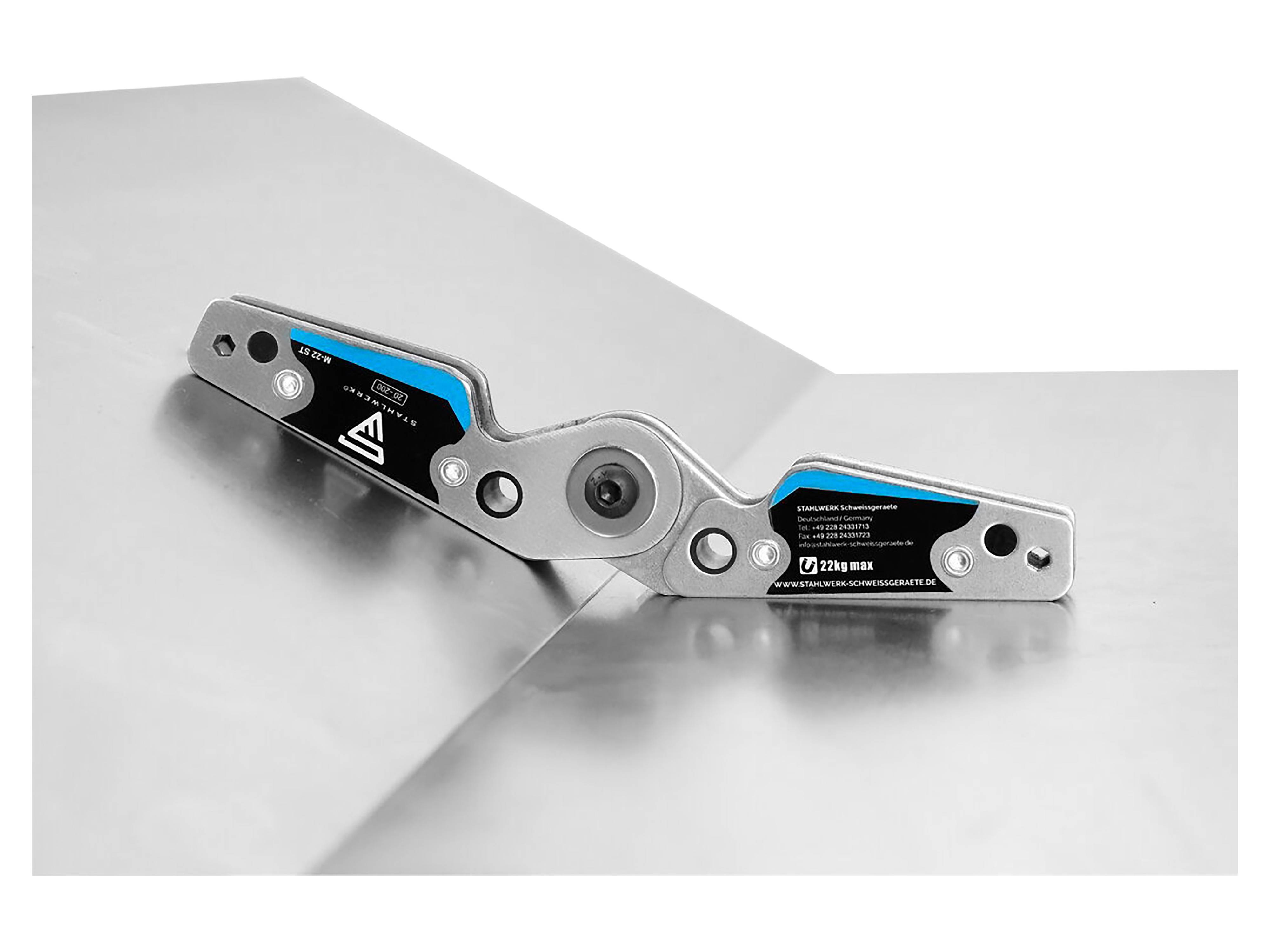 STAHLWERK Magnet-Schweißwinkel, 20° - 200°, 22 kg