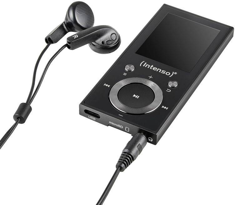 INTENSO MP3-Videoplayer 3717490, Video Scooter BT, 64GB, 4,6 cm (1,8"), schwarz