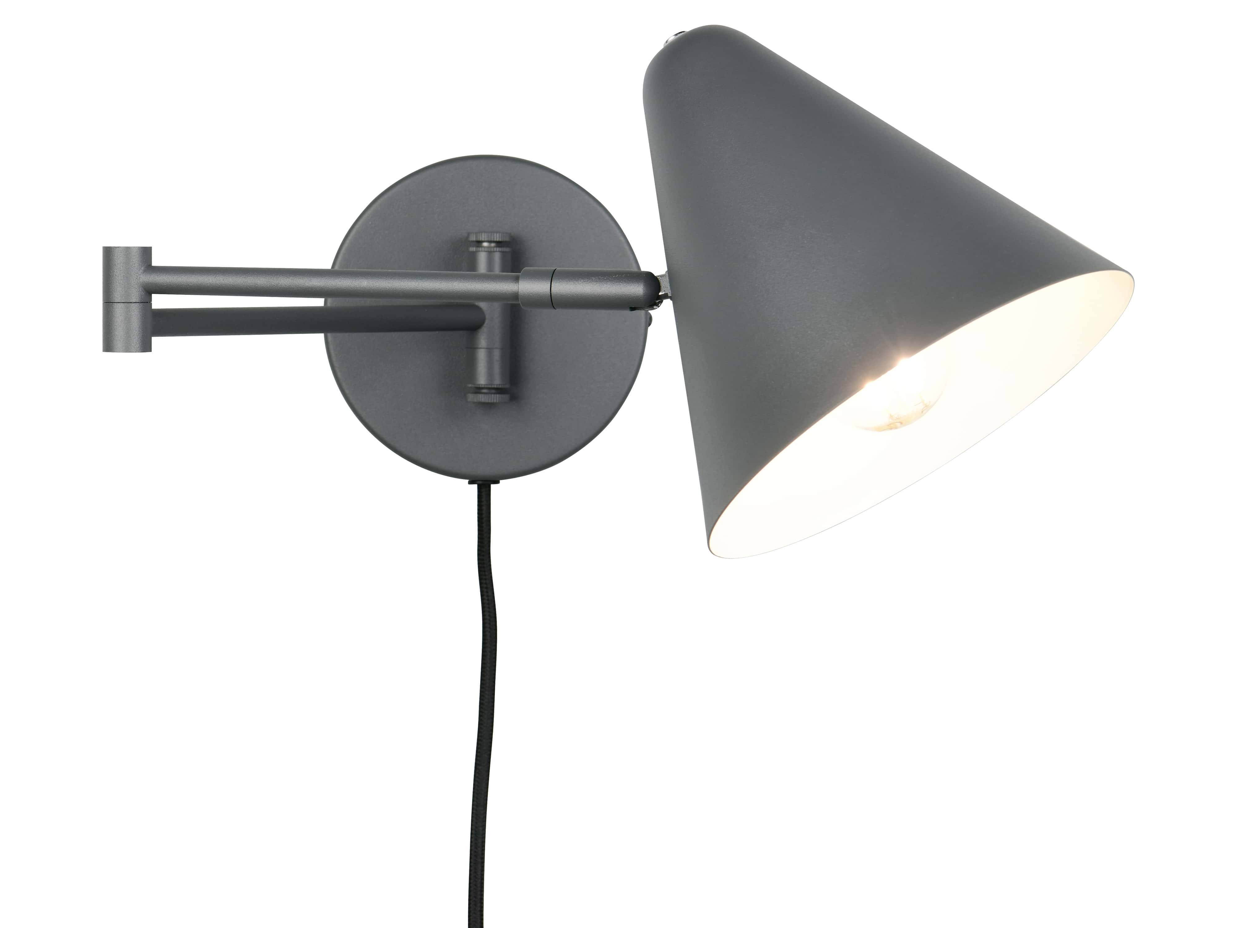 TRIO Wandleuchte Cosima 263970142, E14, ohne LM, IP20, anthrazit