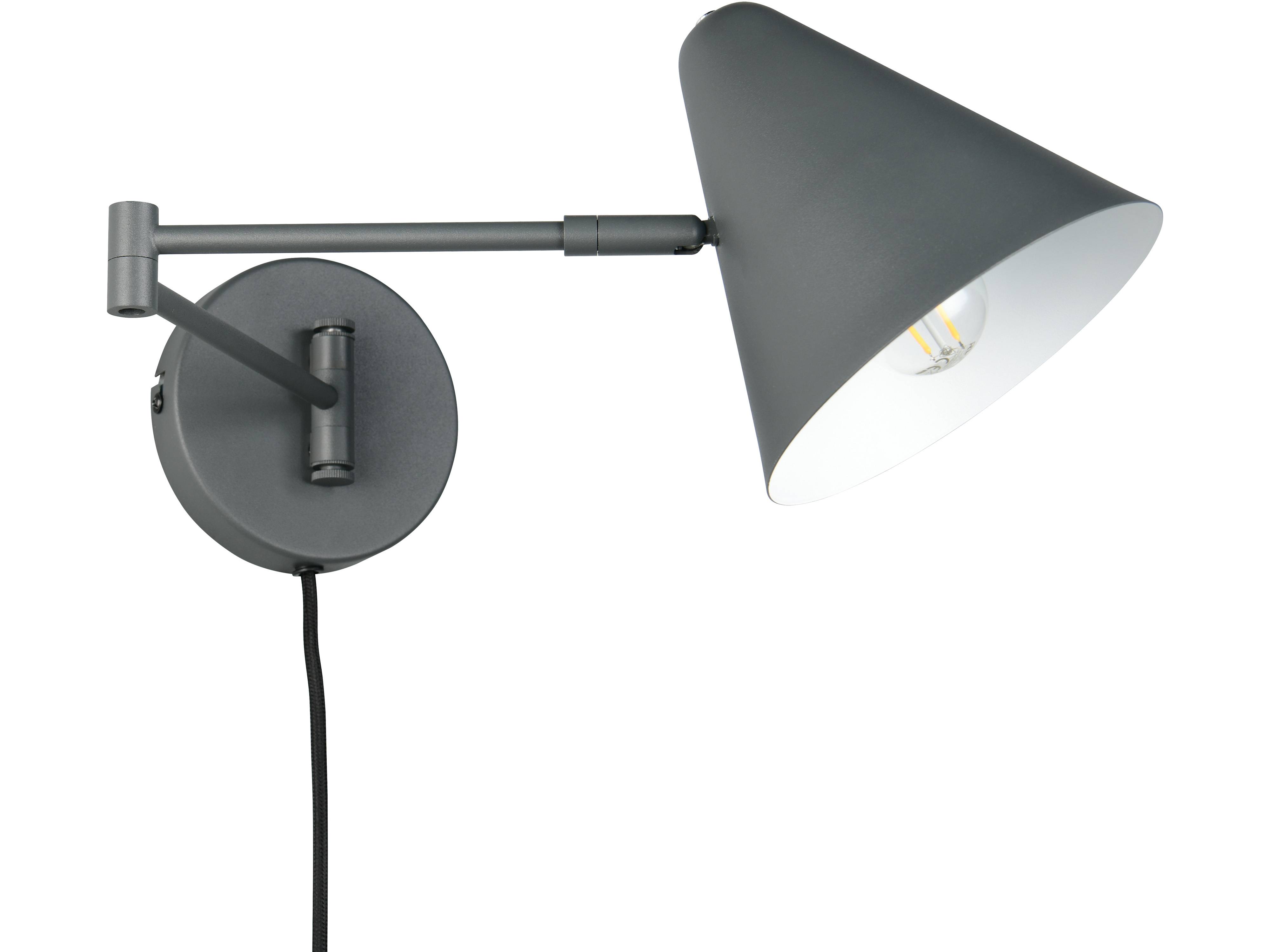 TRIO Wandleuchte Cosima 263970142, E14, ohne LM, IP20, anthrazit