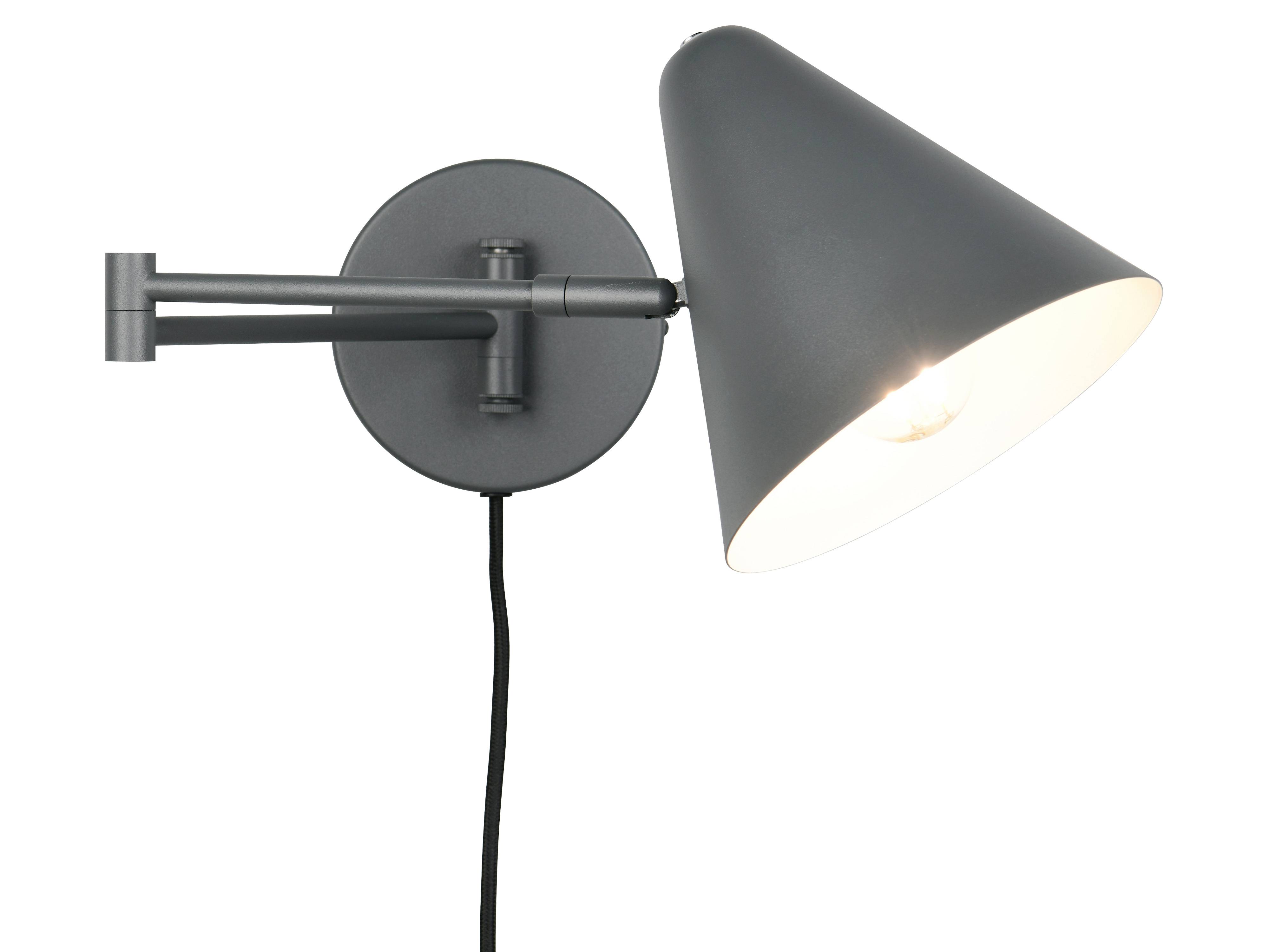 TRIO Wandleuchte Cosima 263970142, E14, ohne LM, IP20, anthrazit