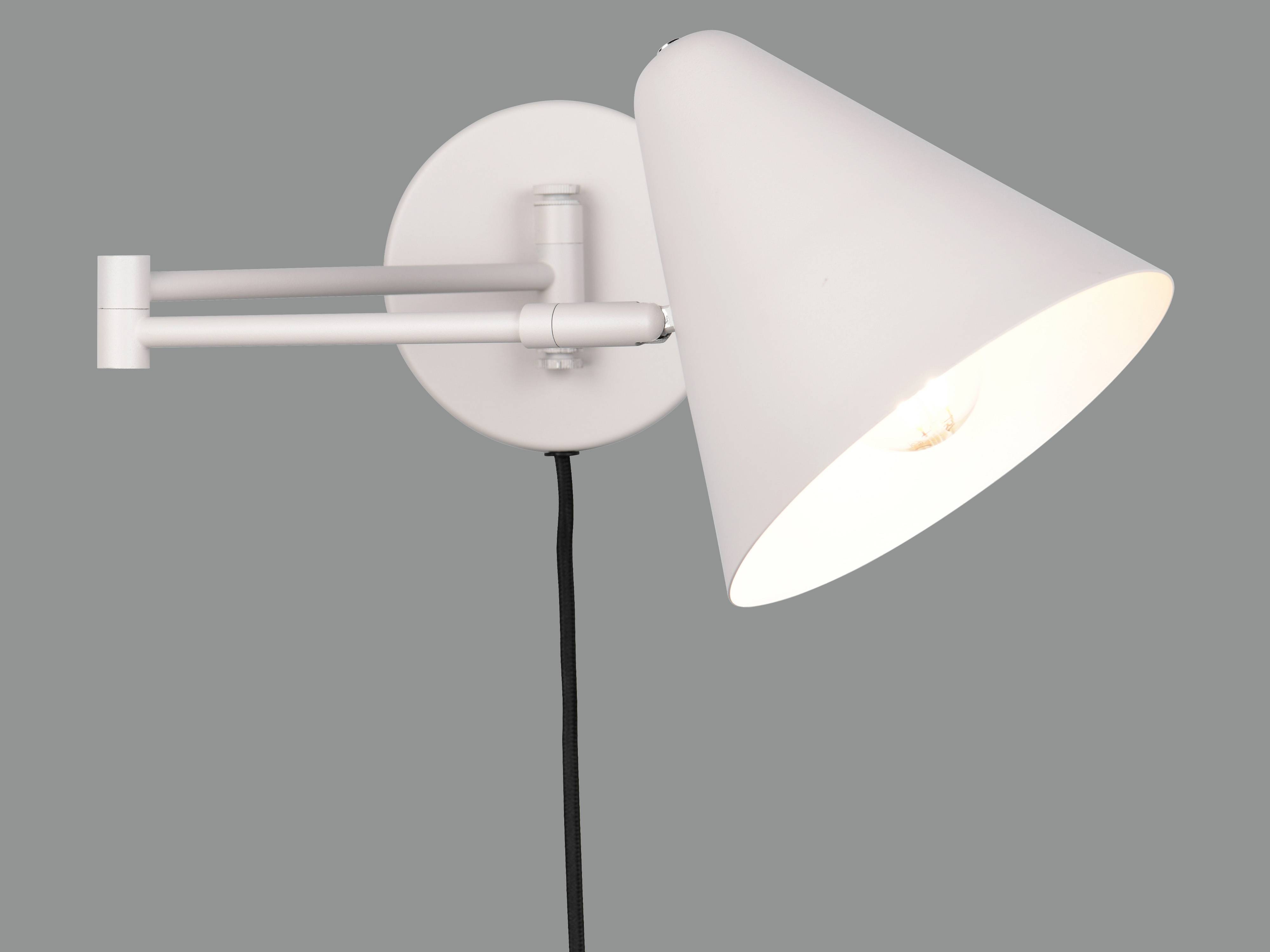 TRIO Wandleuchte Cosima 263970176, E14, ohne LM, IP20, grau