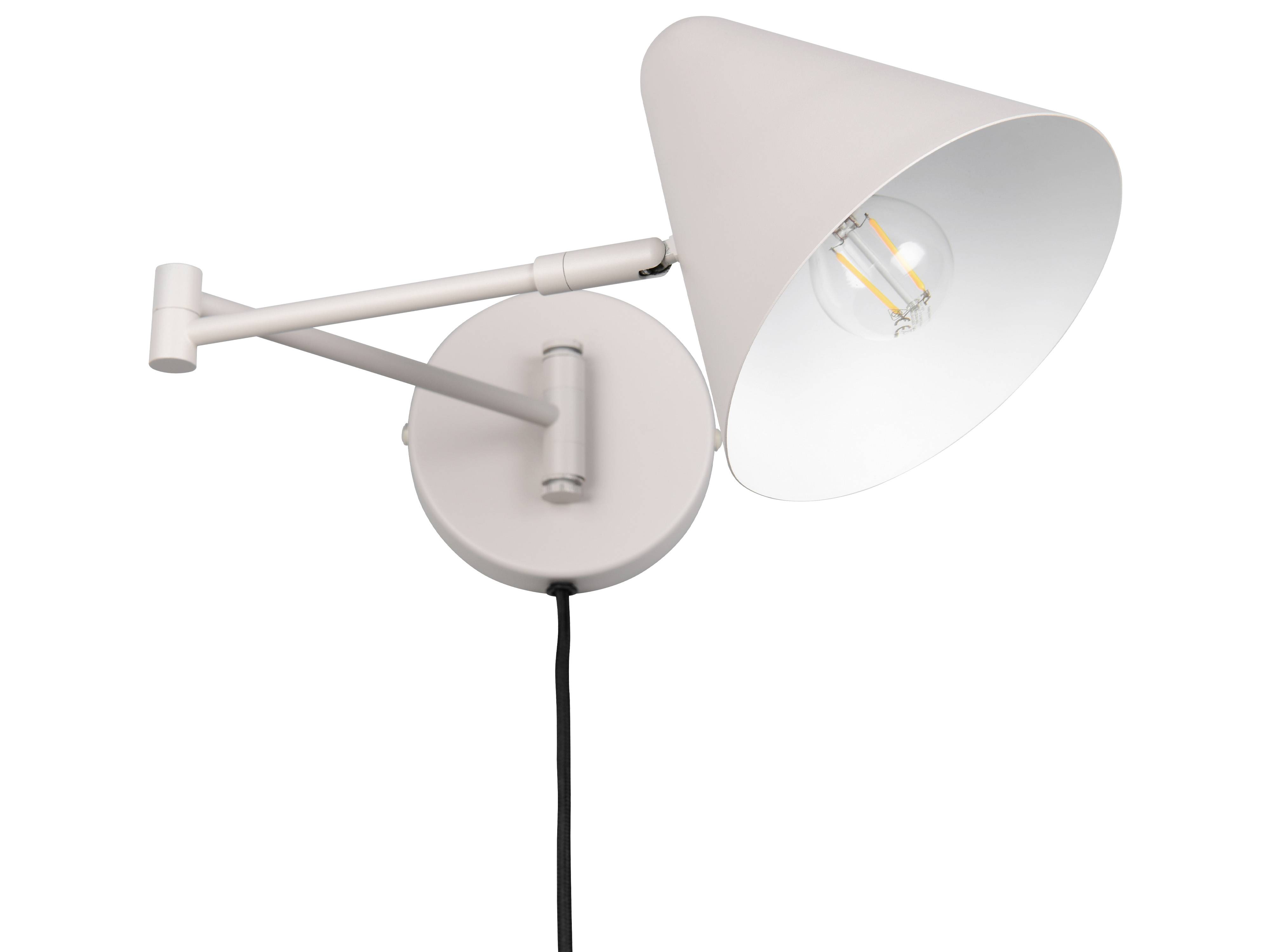 TRIO Wandleuchte Cosima 263970176, E14, ohne LM, IP20, grau