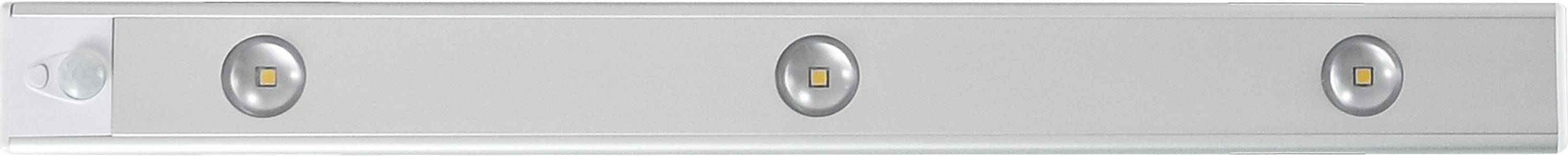 REV LED-Akku-Unterbauleuchte Spot, 1,5W, CCT, 110lm, warmweiß, neutralweiß, kaltweiß, IP20, silber, 40 cm