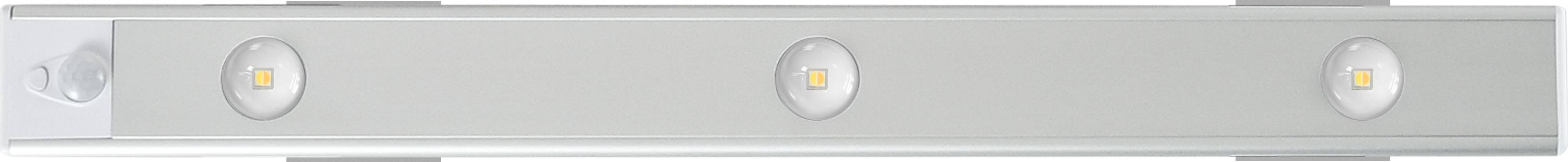 REV LED-Akku-Unterbauleuchte Spot, 1,5W, CCT, 110lm, warmweiß, neutralweiß, kaltweiß, IP20, silber, 40 cm