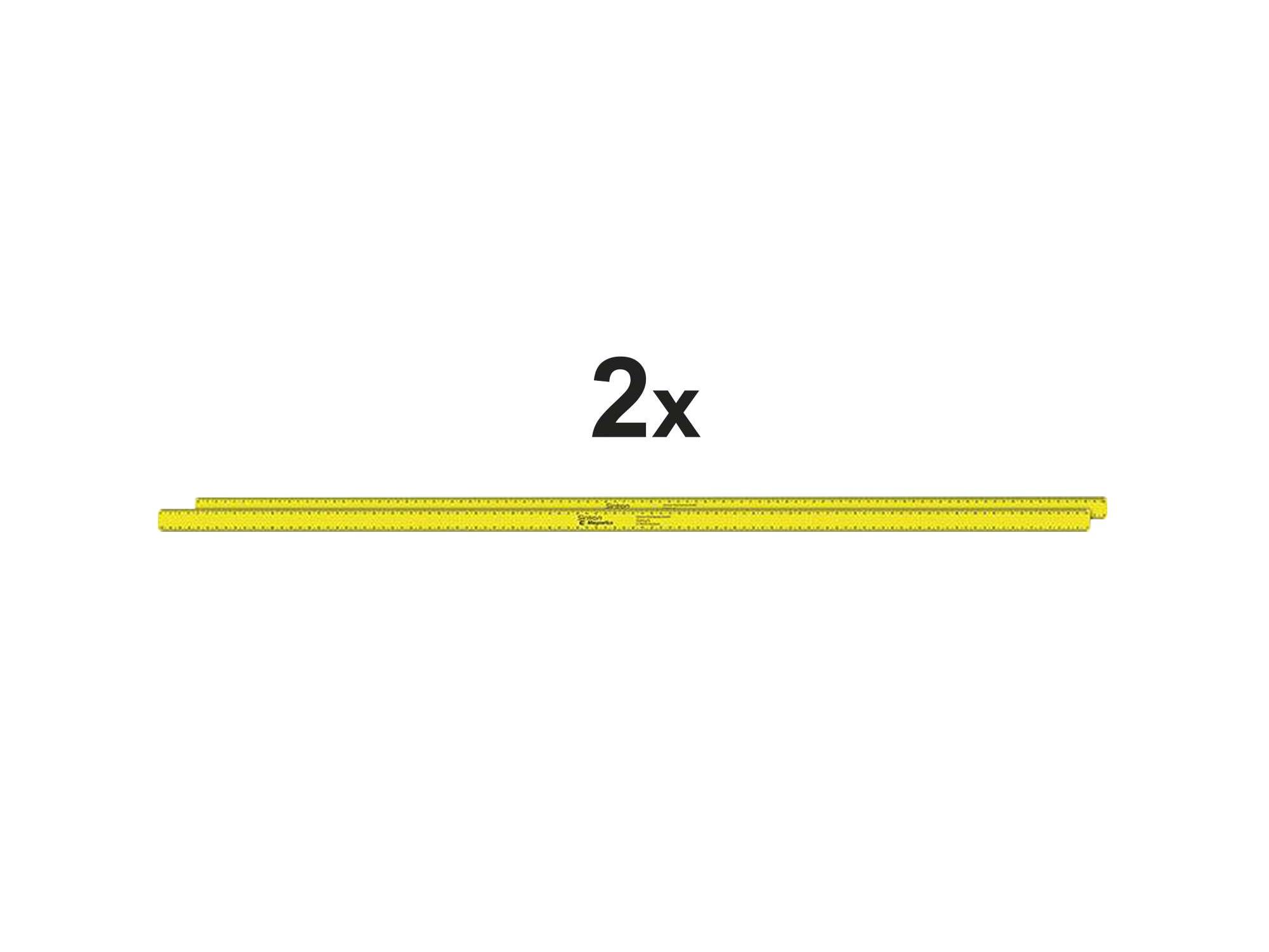 SINTRON Magnetlineal Magnetics 100 cm, 2 Stück