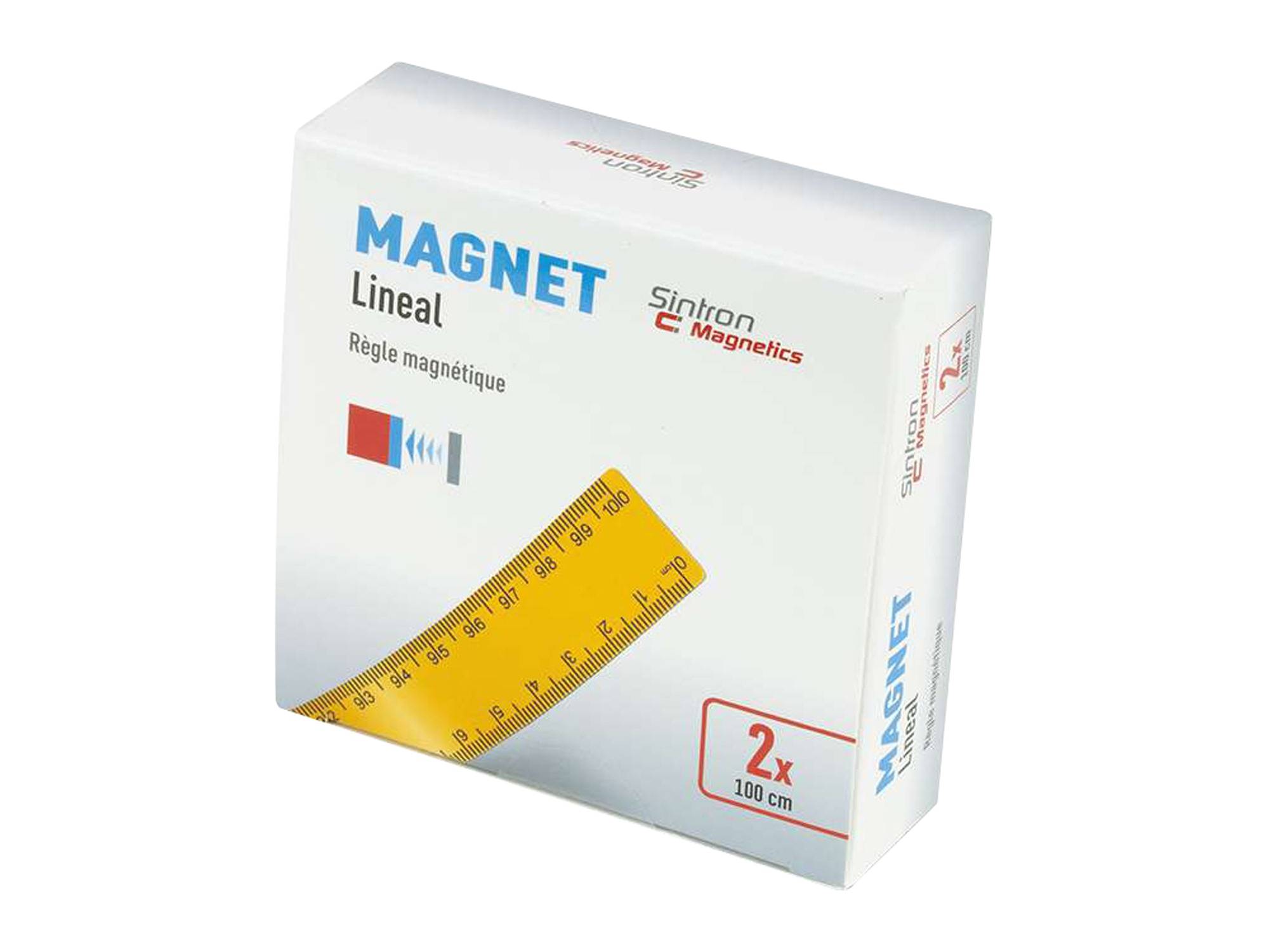 SINTRON Magnetlineal Magnetics 100 cm, 2 Stück