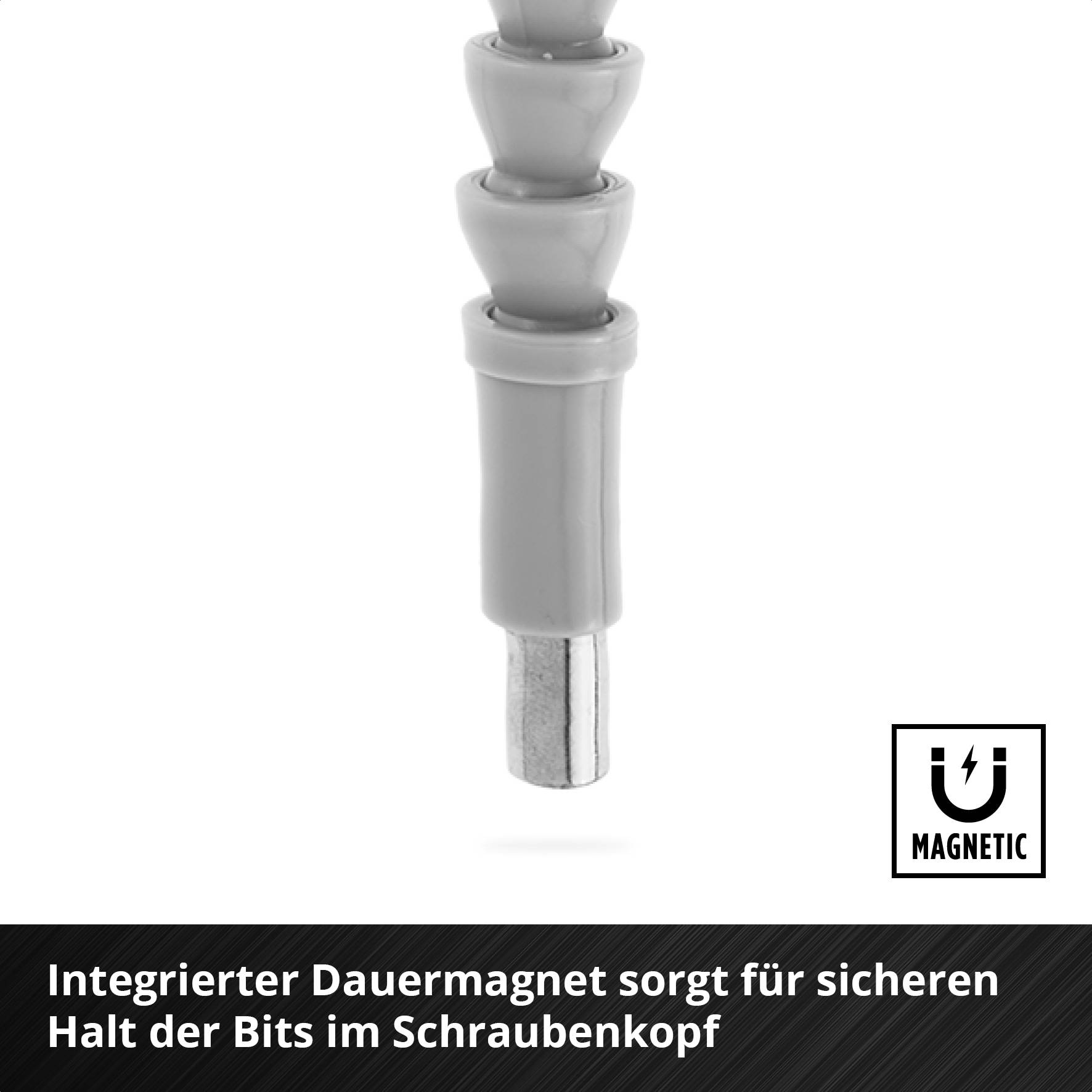 EINHELL Bit-Set, 133115, mit biegsamer Welle, 11-teilig
