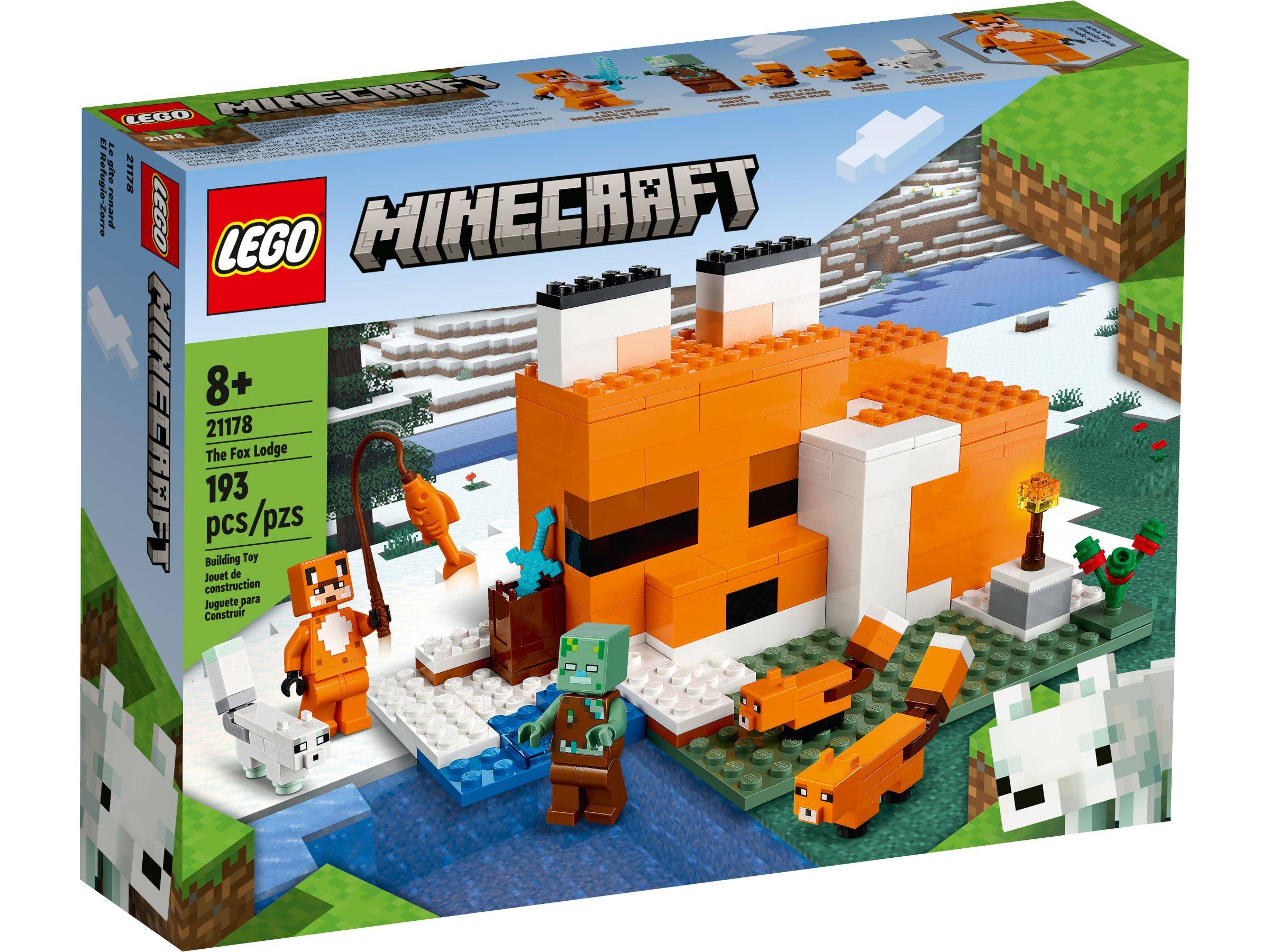 LEGO® Minecraft™ 21178 Die Fuchs-Lodge