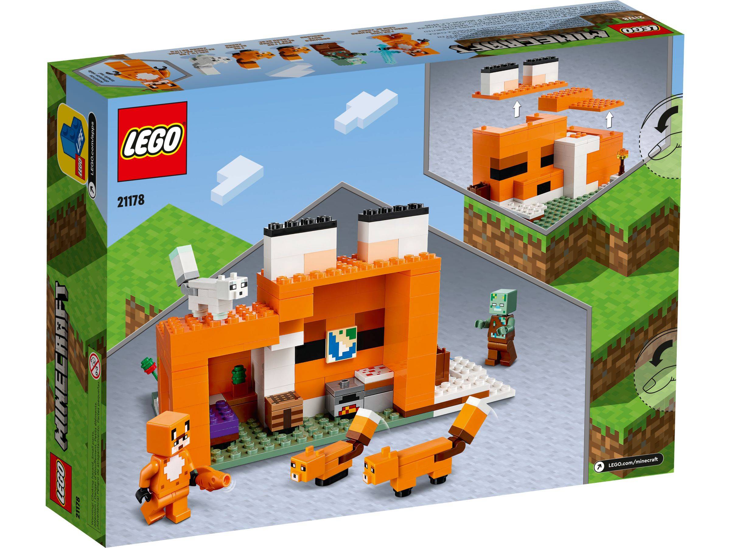 LEGO® Minecraft™ 21178 Die Fuchs-Lodge